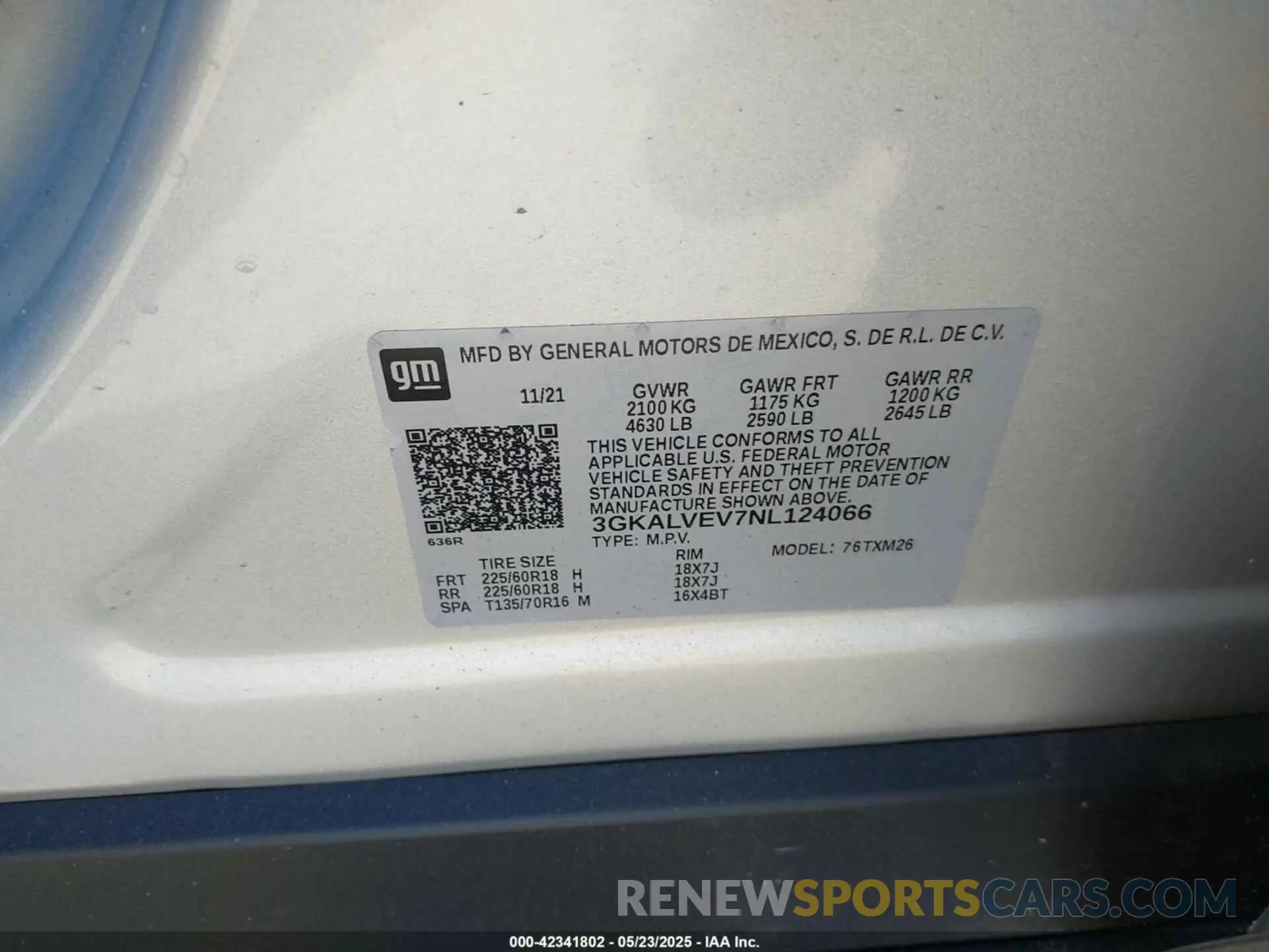 9 Фотография поврежденного автомобиля 3GKALVEV7NL124066 GMC TERRAIN 2022