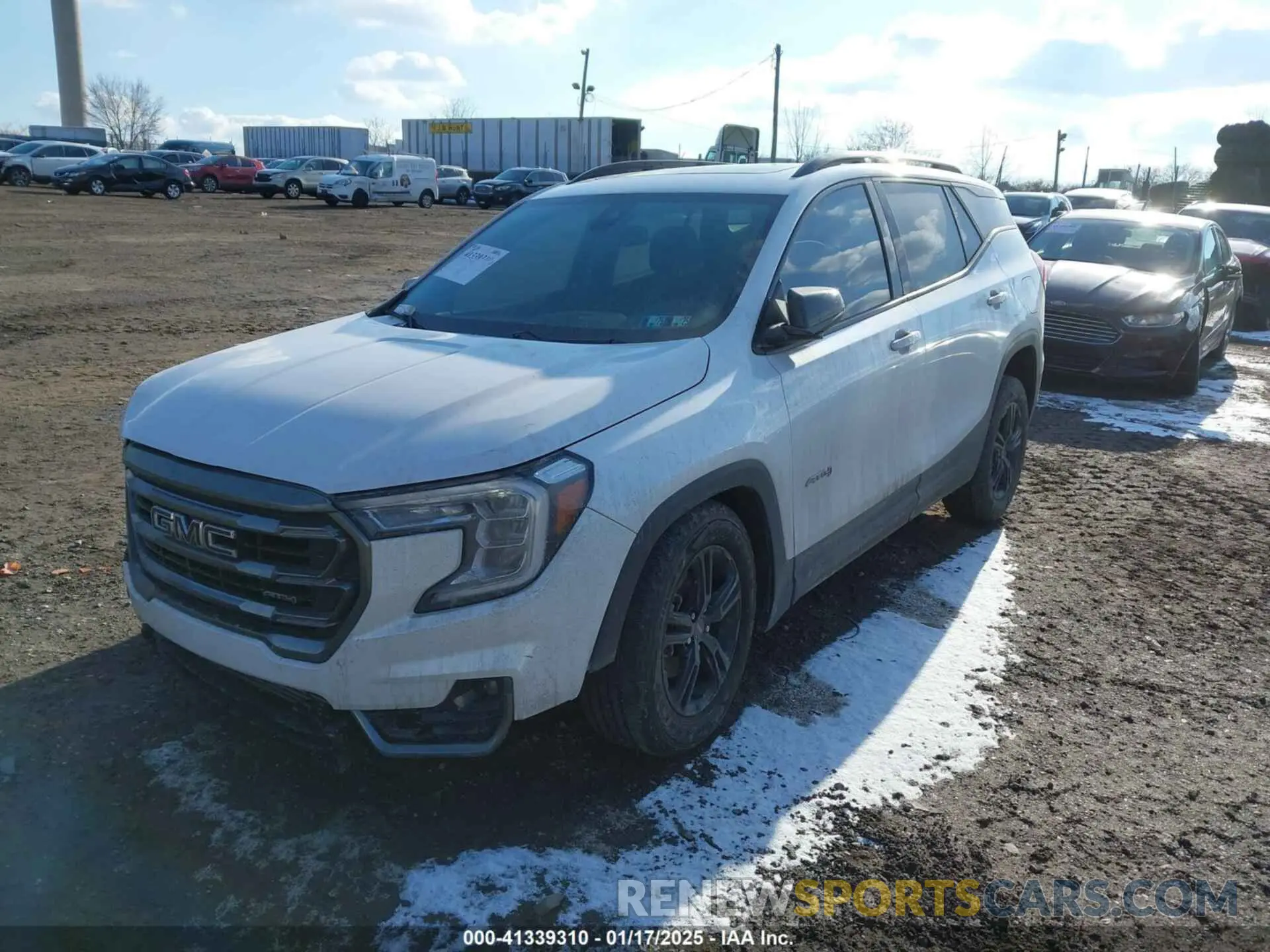 2 Photograph of a damaged car 3GKALYEV1NL156867 GMC TERRAIN 2022