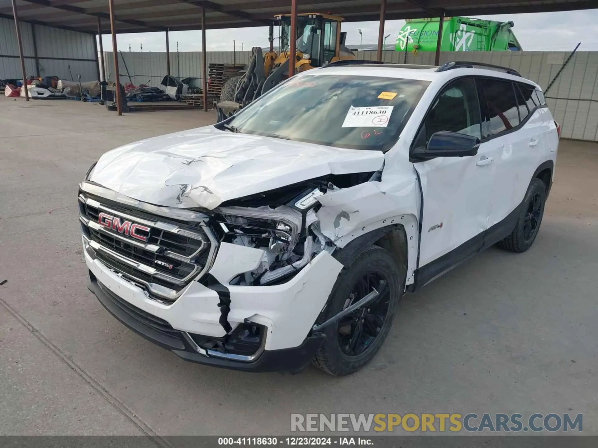 2 Photograph of a damaged car 3GKALYEV1NL296739 GMC TERRAIN 2022