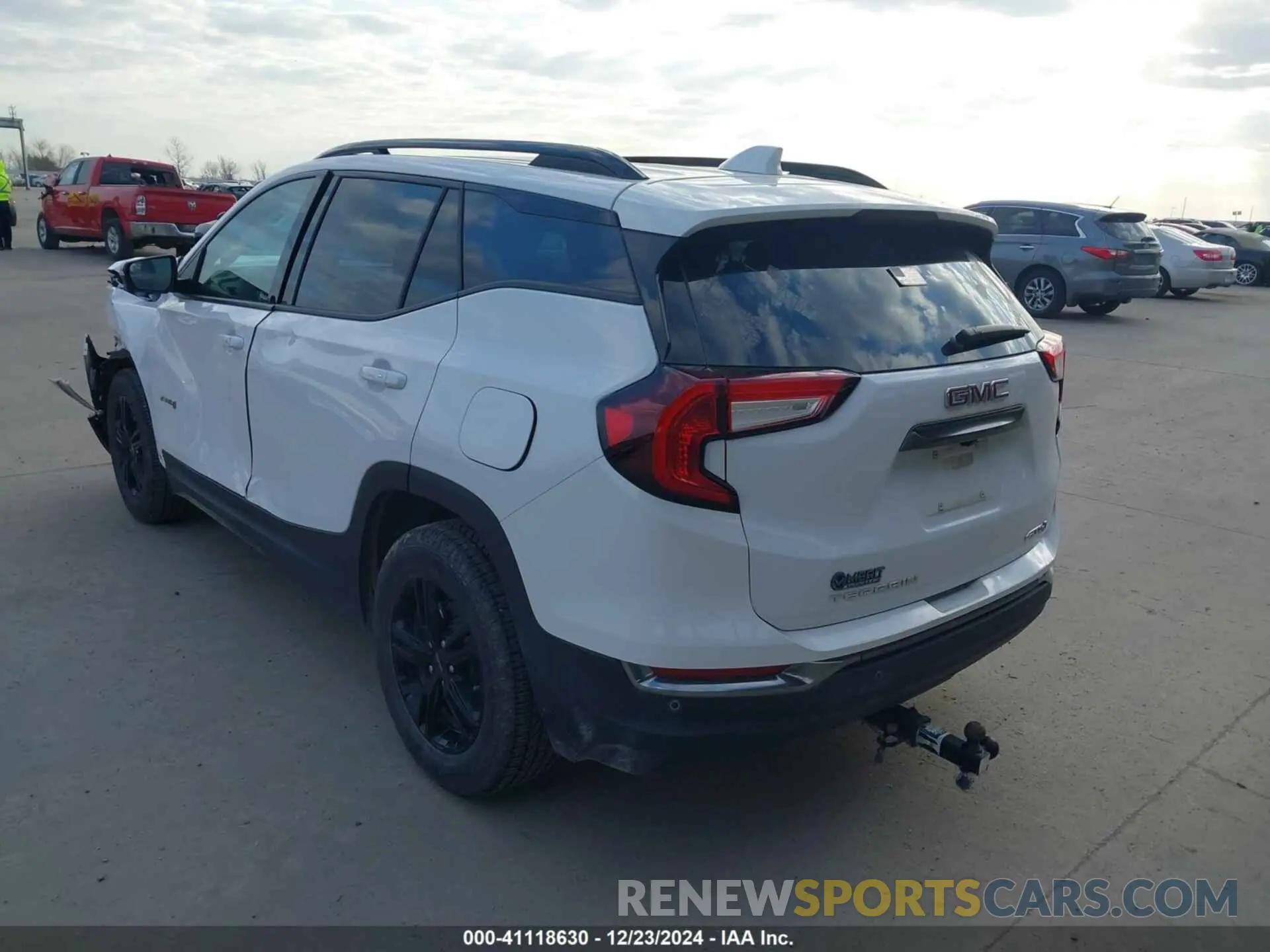 3 Photograph of a damaged car 3GKALYEV1NL296739 GMC TERRAIN 2022