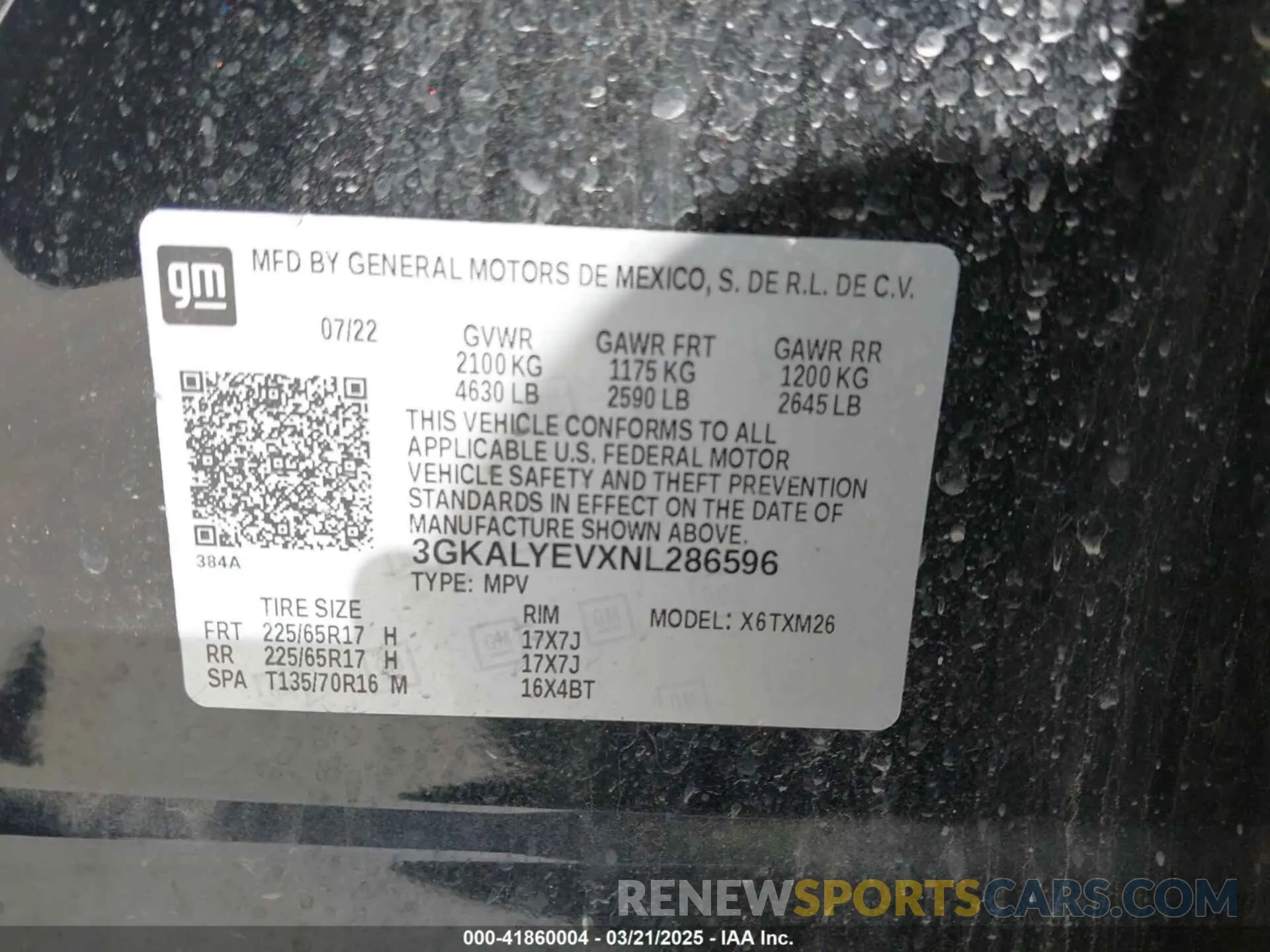 9 Фотография поврежденного автомобиля 3GKALYEVXNL286596 GMC TERRAIN 2022