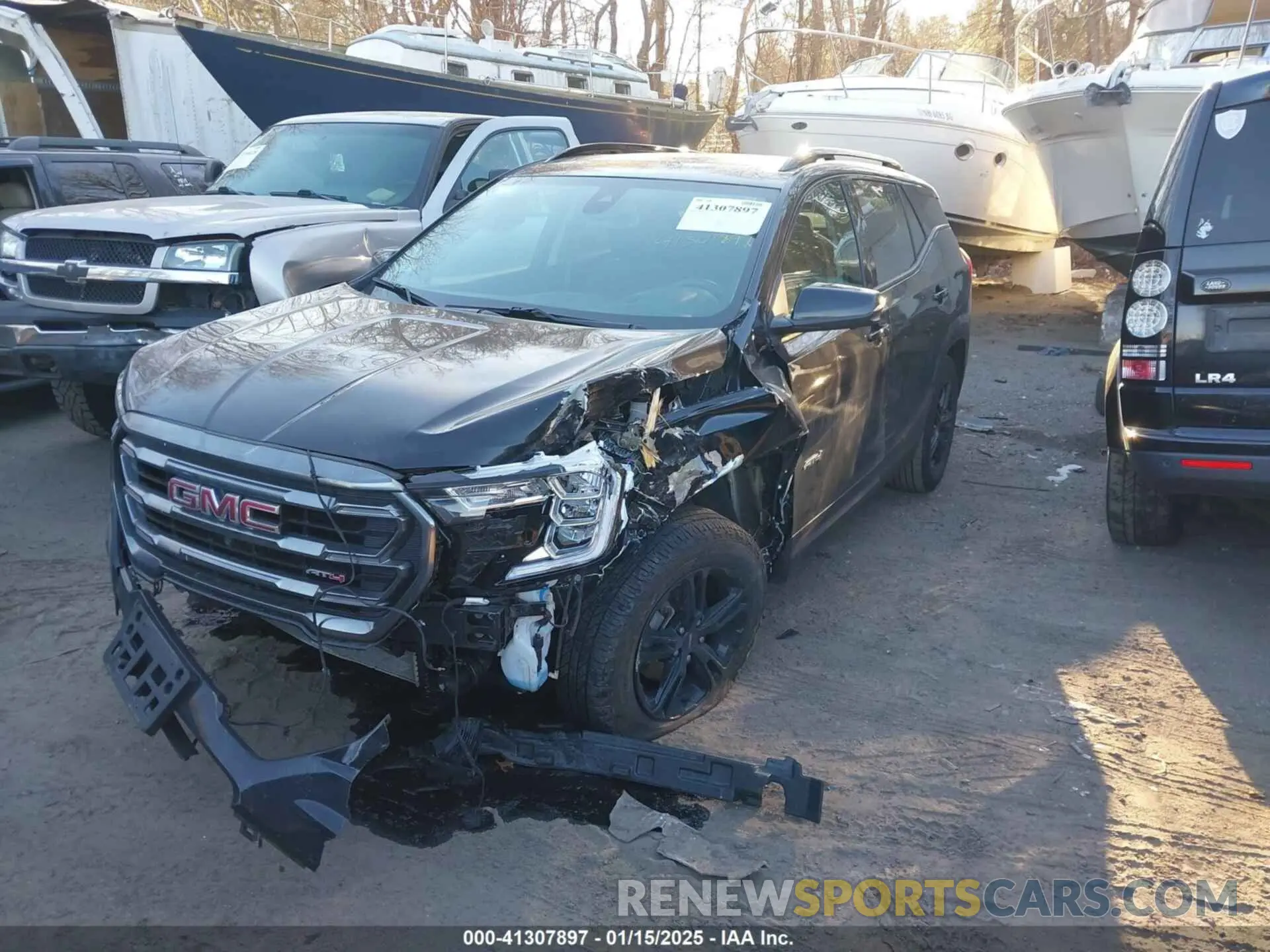 2 Photograph of a damaged car 3GKALYEVXNL312081 GMC TERRAIN 2022