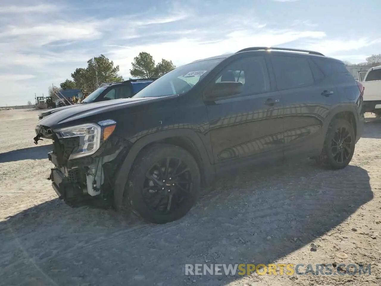 1 Photograph of a damaged car 3GKALMEG1PL163637 GMC TERRAIN 2023