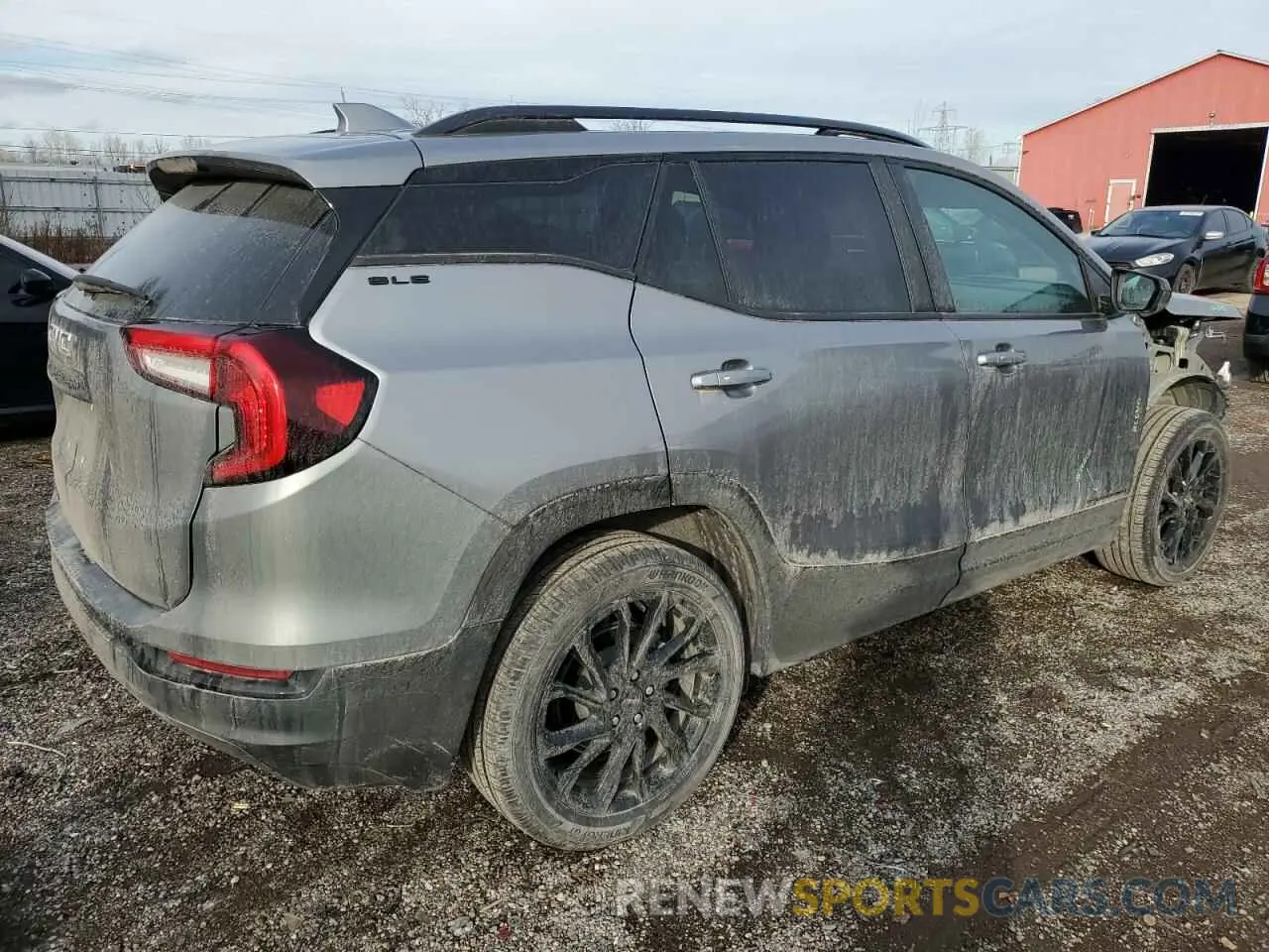 3 Фотография поврежденного автомобиля 3GKALMEG9PL243798 GMC TERRAIN 2023