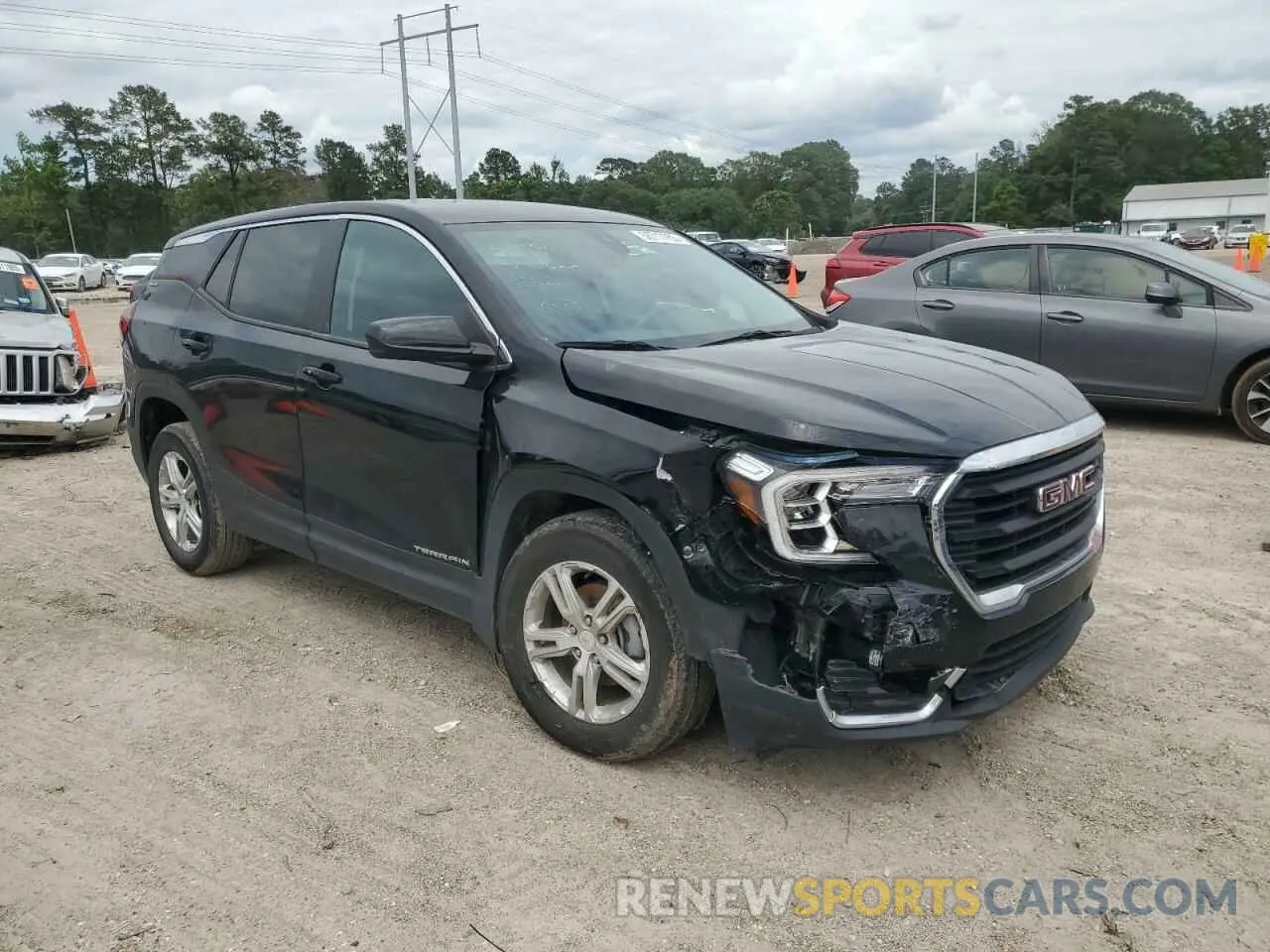 4 Photograph of a damaged car 3GKALMEGXPL242109 GMC TERRAIN 2023