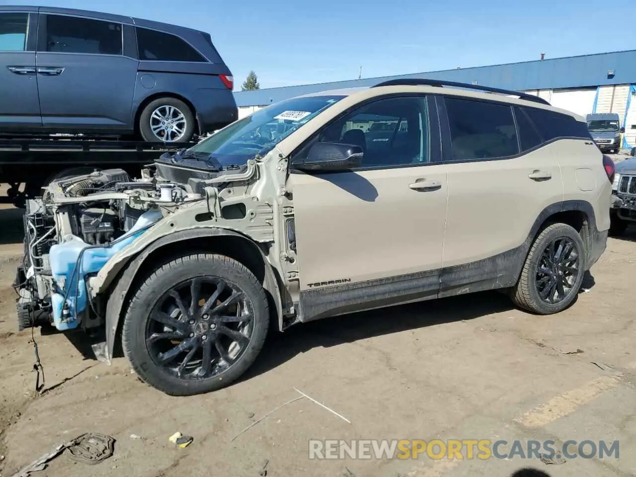 1 Photograph of a damaged car 3GKALTEG2PL150566 GMC TERRAIN 2023