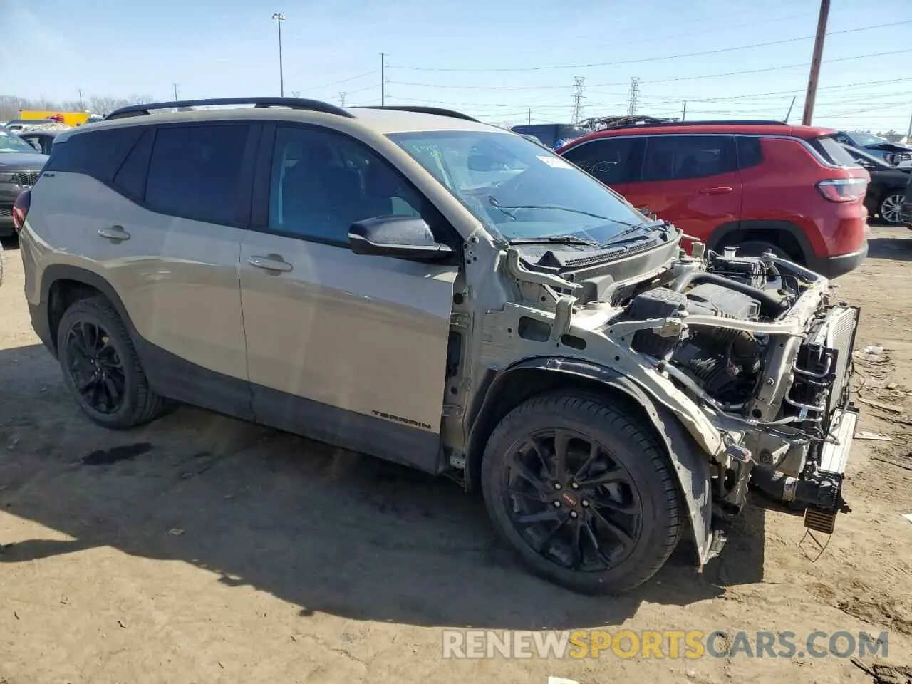 4 Photograph of a damaged car 3GKALTEG2PL150566 GMC TERRAIN 2023