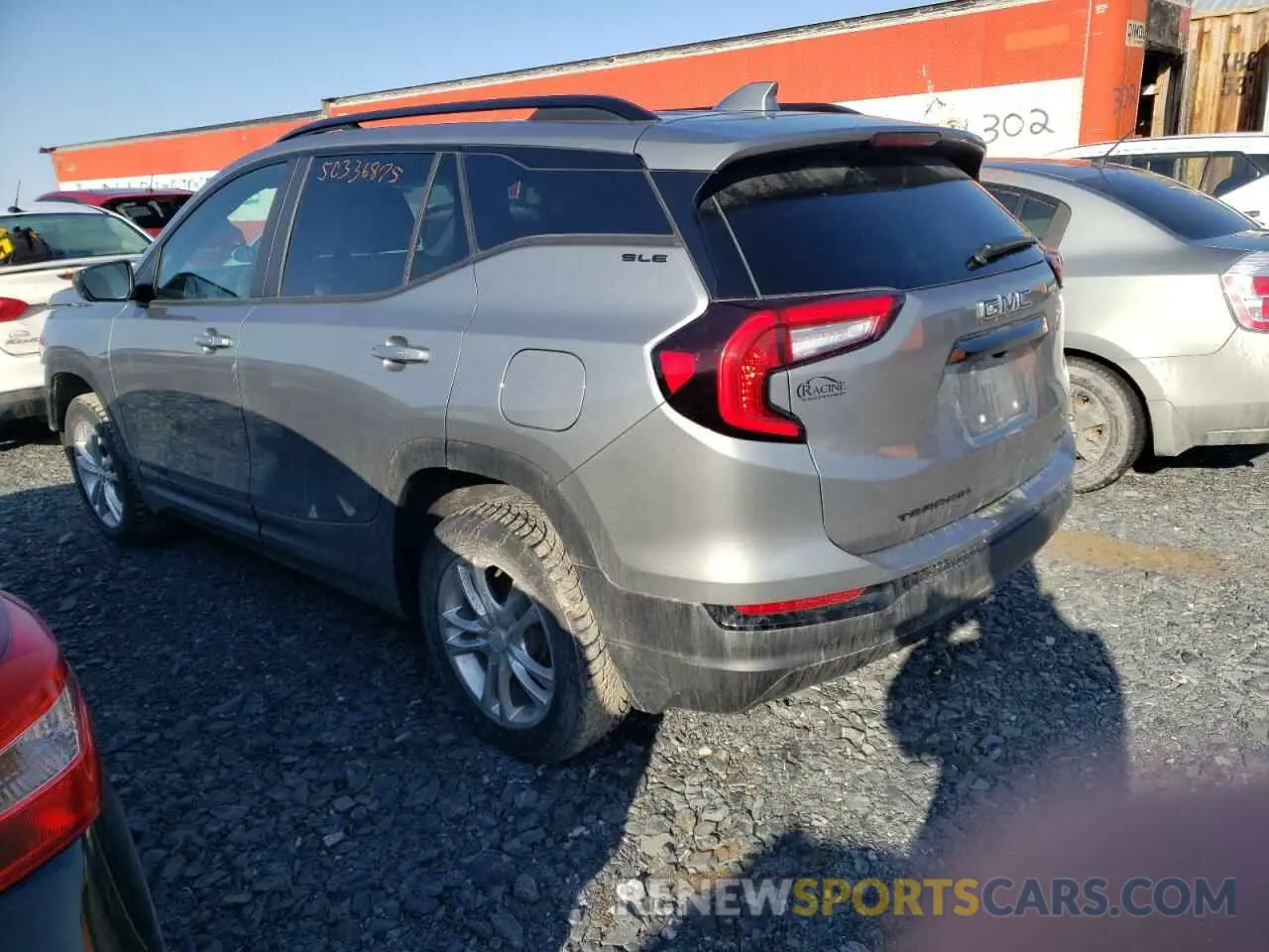 2 Photograph of a damaged car 3GKALTEG5PL118100 GMC TERRAIN 2023