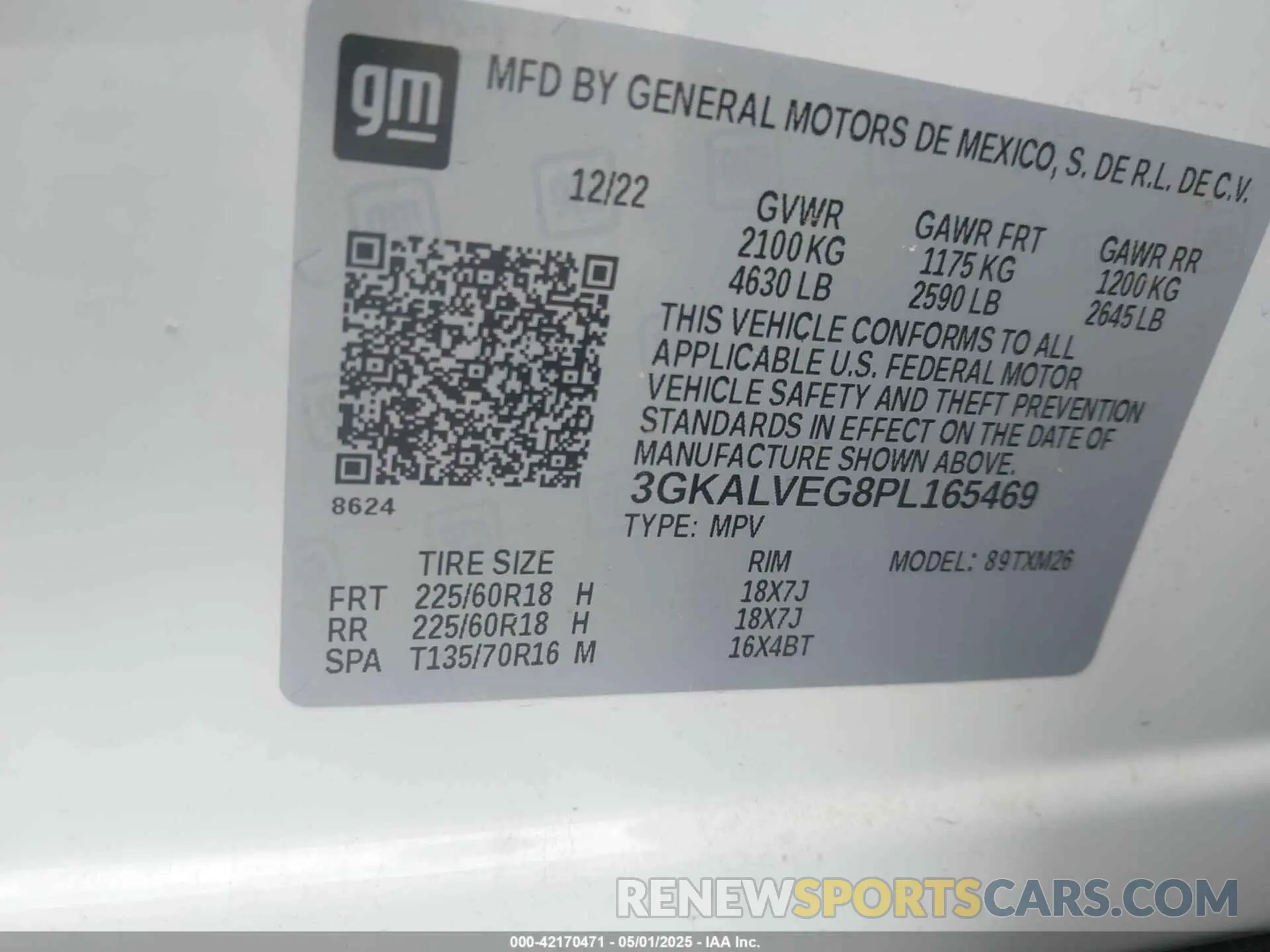 9 Фотография поврежденного автомобиля 3GKALVEG8PL165469 GMC TERRAIN 2023