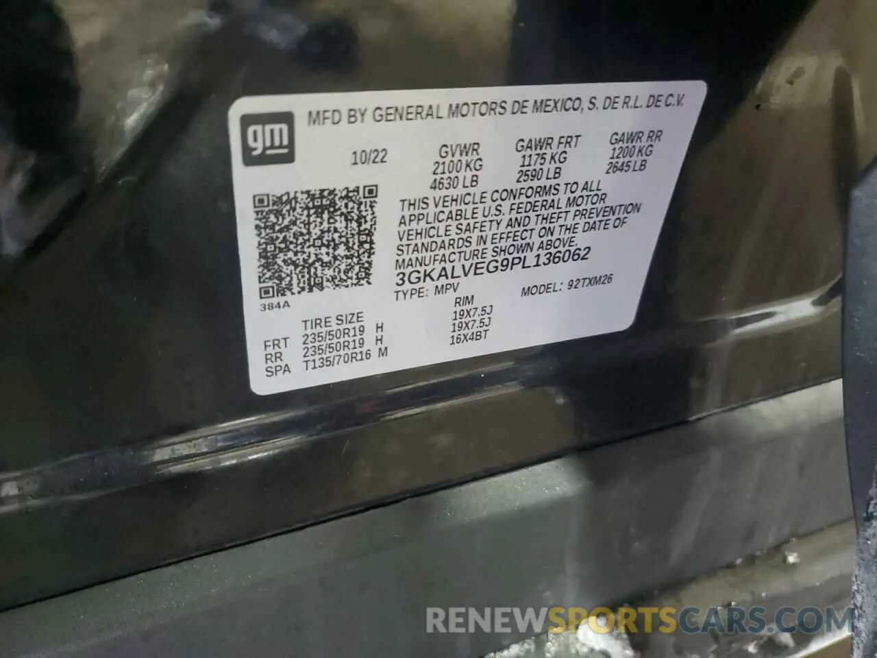 13 Фотография поврежденного автомобиля 3GKALVEG9PL136062 GMC TERRAIN 2023