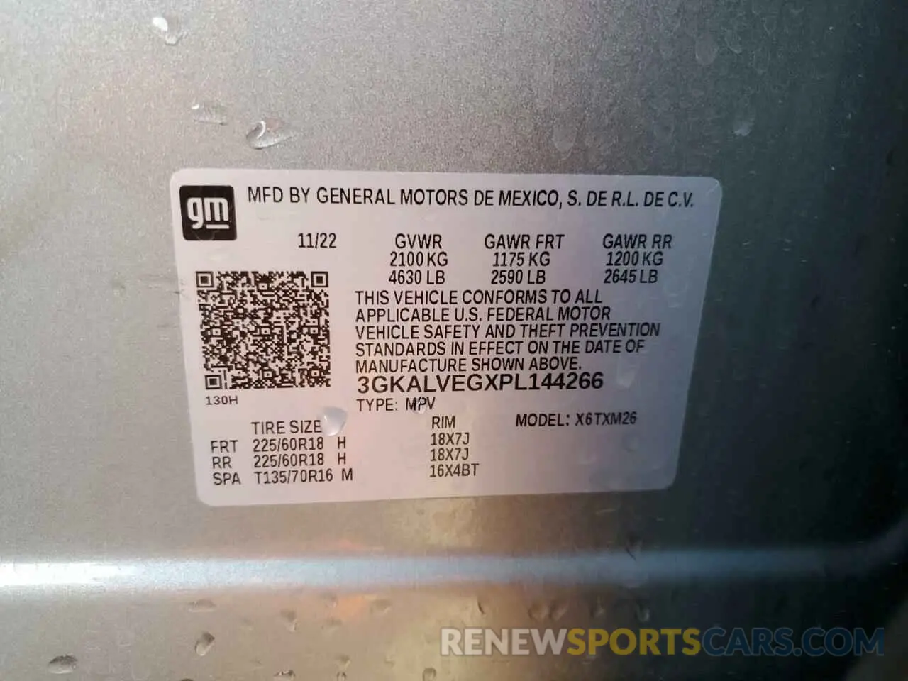13 Фотография поврежденного автомобиля 3GKALVEGXPL144266 GMC TERRAIN 2023