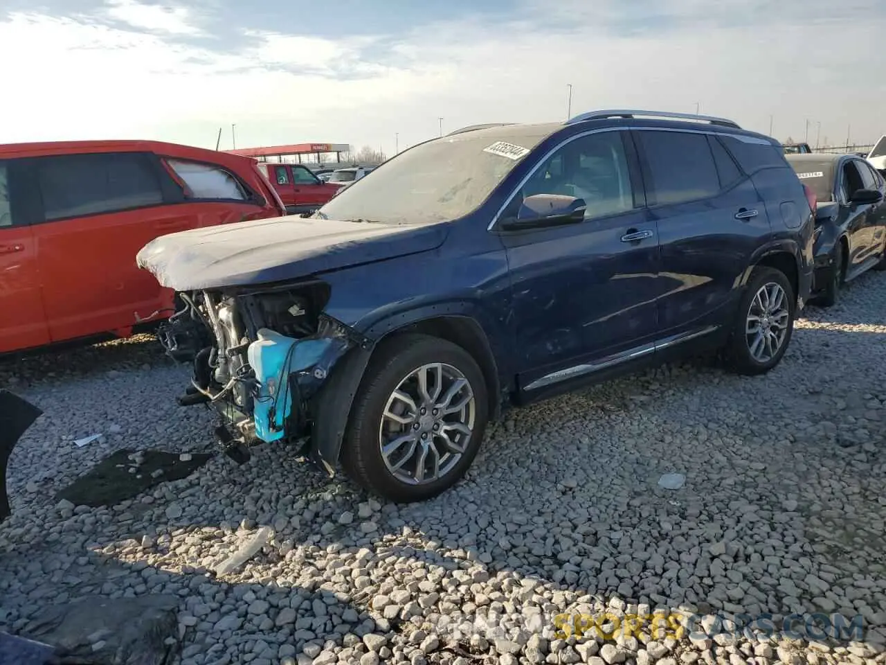 1 Photograph of a damaged car 3GKALXEG1PL140652 GMC TERRAIN 2023
