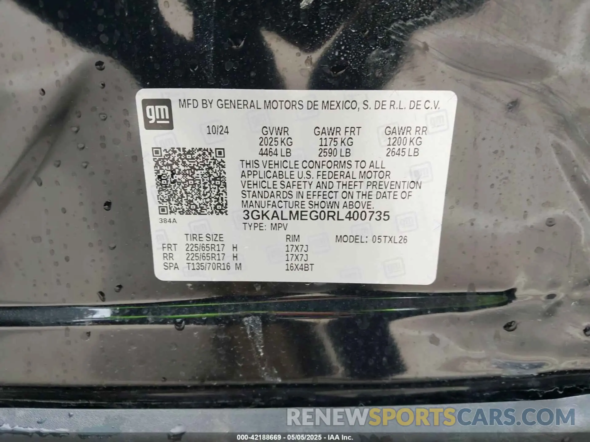 9 Photograph of a damaged car 3GKALMEG0RL400735 GMC TERRAIN 2024