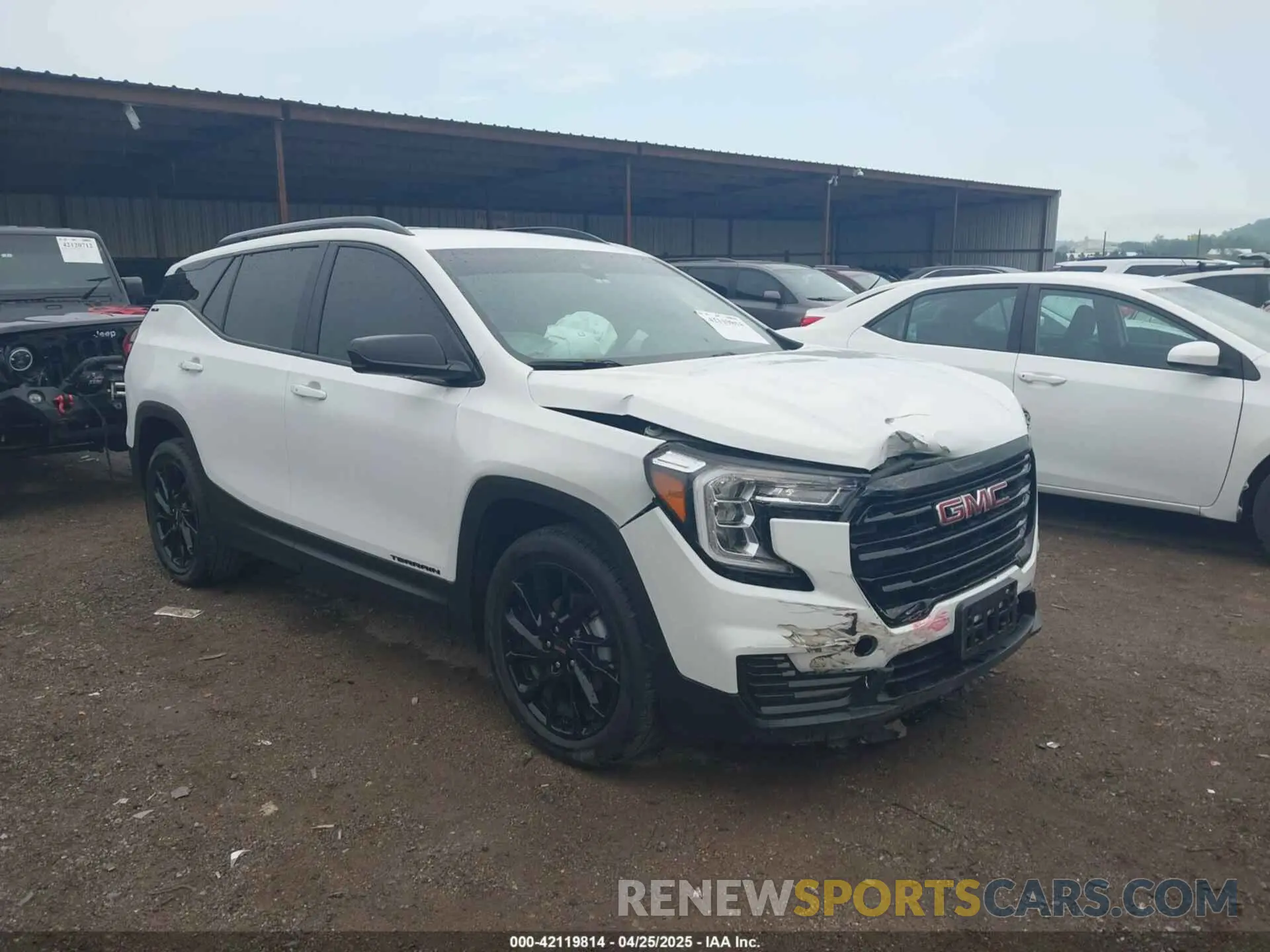 1 Photograph of a damaged car 3GKALMEG1RL251171 GMC TERRAIN 2024