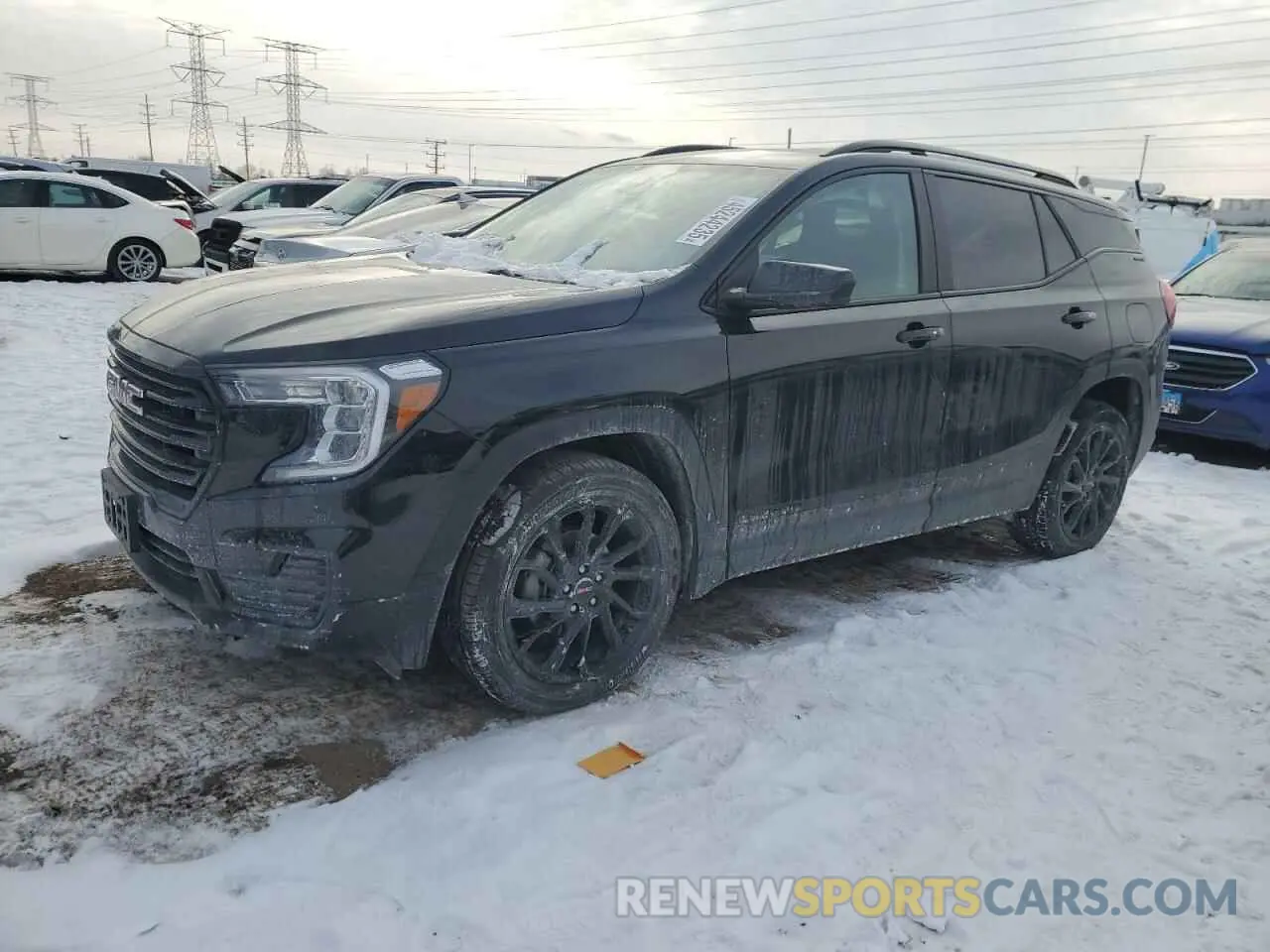 1 Photograph of a damaged car 3GKALMEG1RL278807 GMC TERRAIN 2024