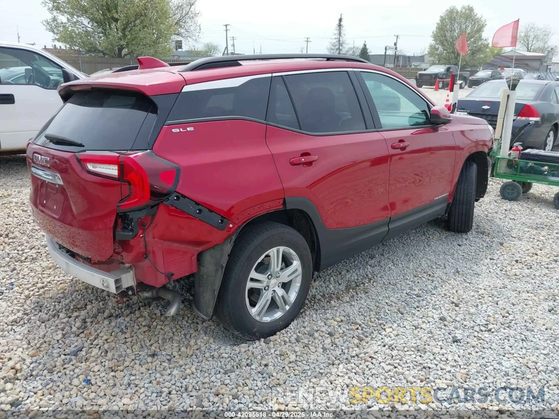 4 Фотография поврежденного автомобиля 3GKALMEG1RL279245 GMC TERRAIN 2024