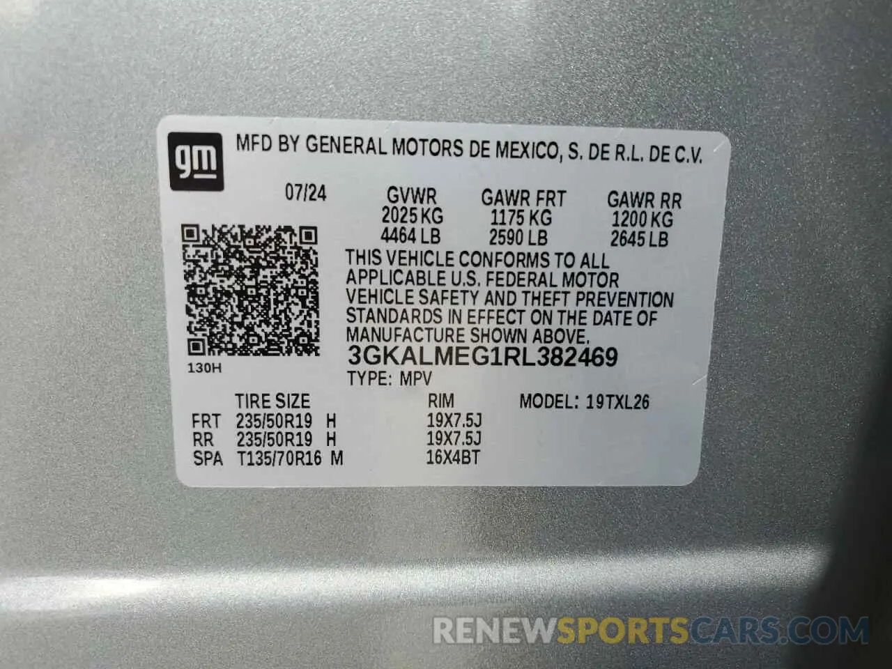 14 Фотография поврежденного автомобиля 3GKALMEG1RL382469 GMC TERRAIN 2024