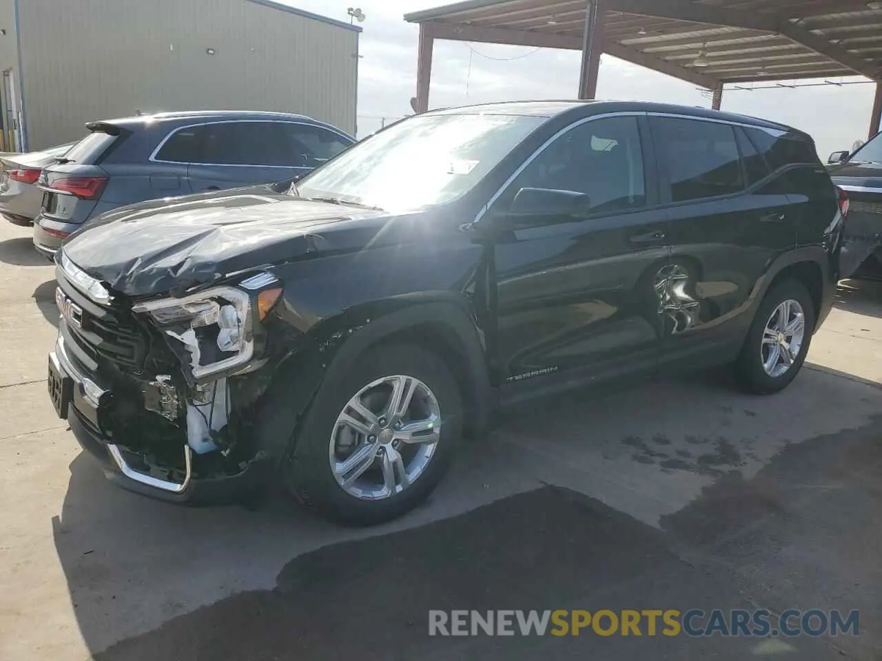 1 Photograph of a damaged car 3GKALMEG3RL358545 GMC TERRAIN 2024