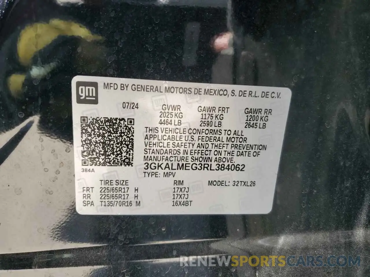 13 Photograph of a damaged car 3GKALMEG3RL384062 GMC TERRAIN 2024