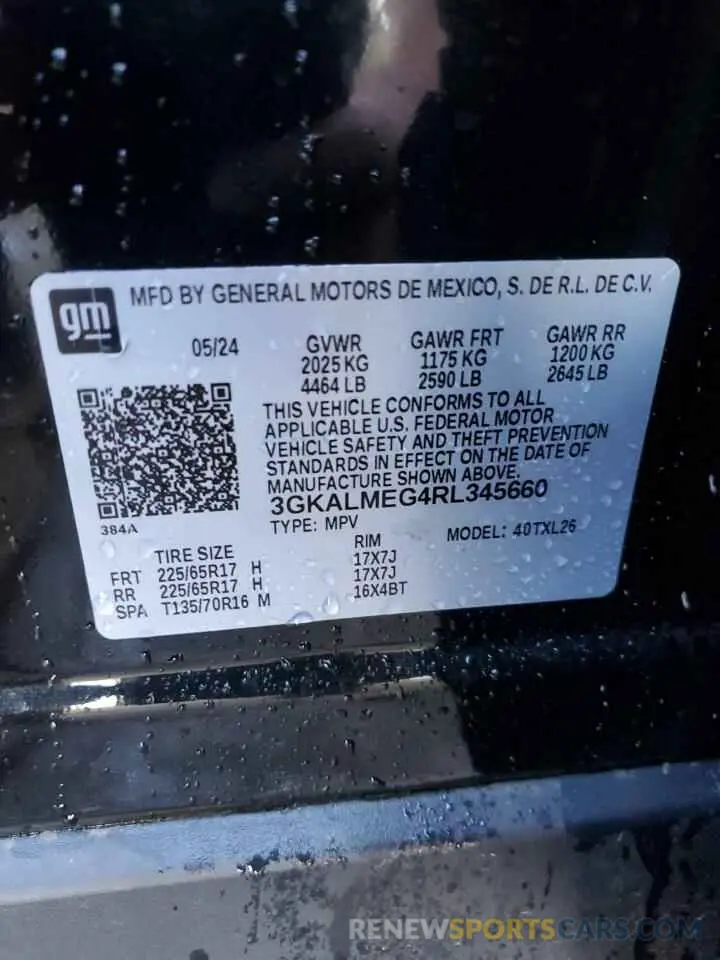 13 Photograph of a damaged car 3GKALMEG4RL345660 GMC TERRAIN 2024