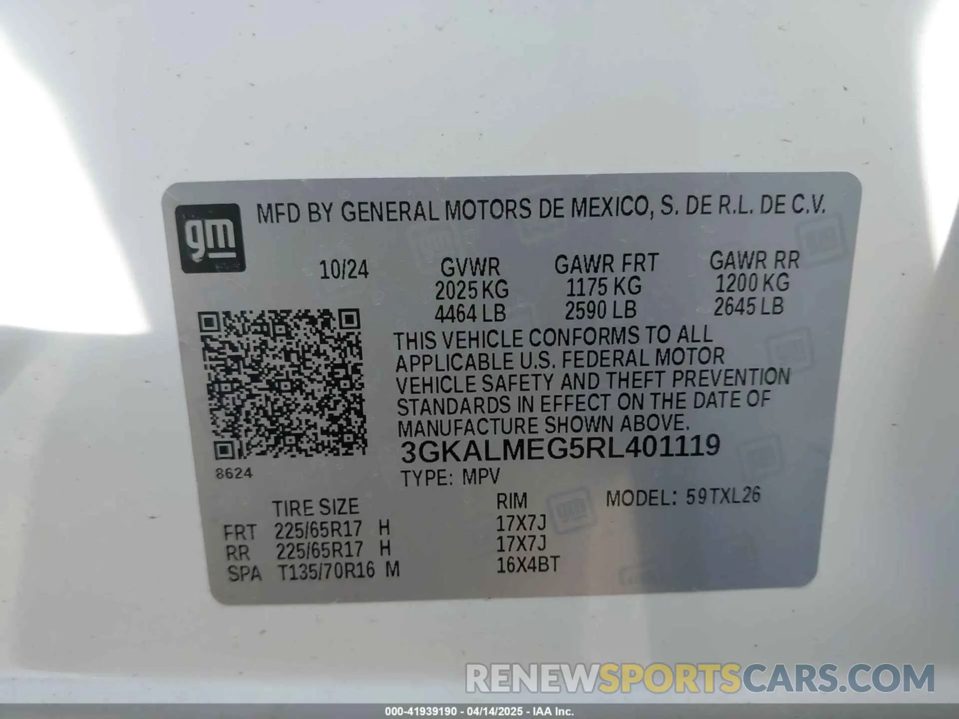 9 Фотография поврежденного автомобиля 3GKALMEG5RL401119 GMC TERRAIN 2024
