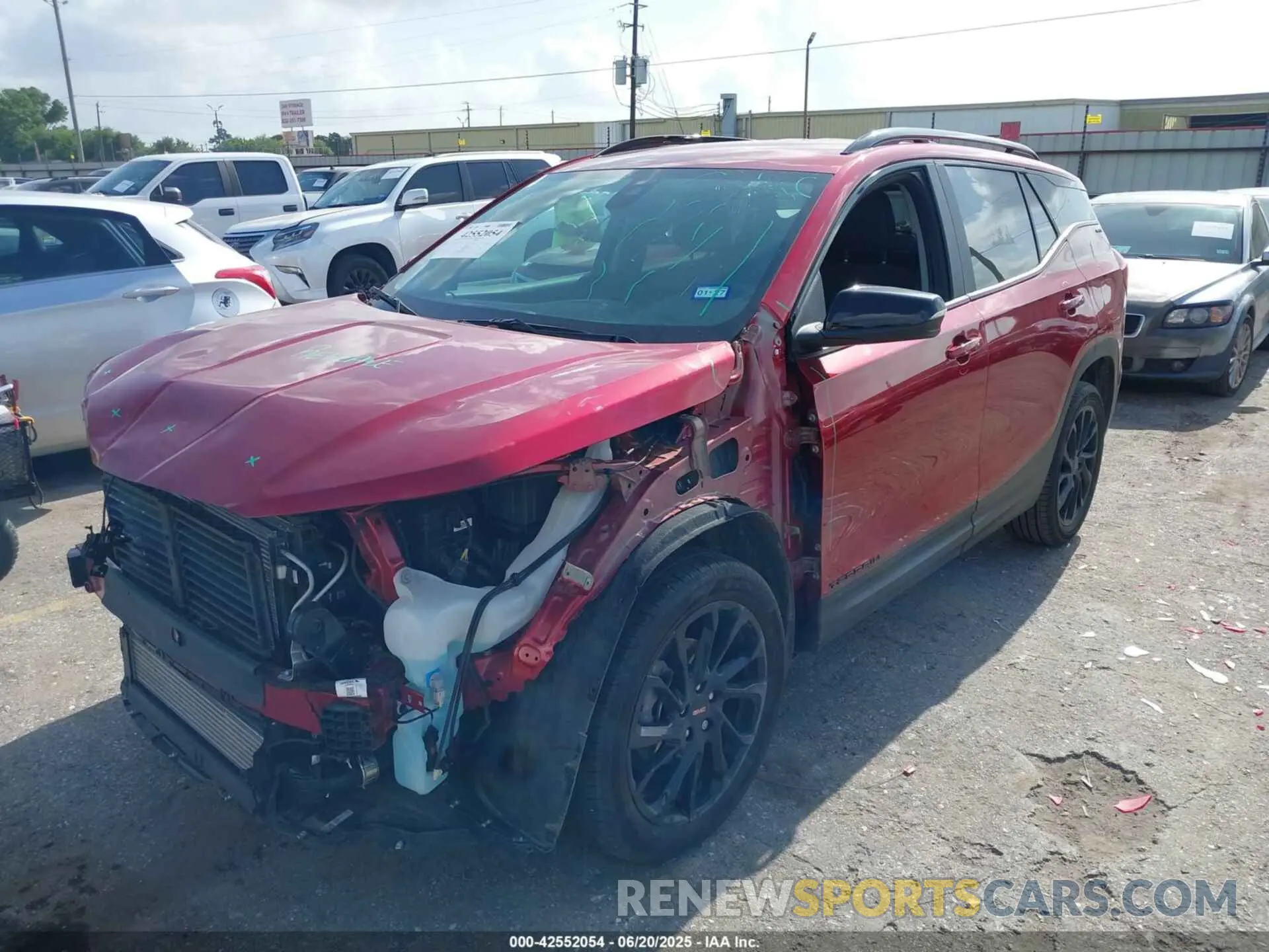2 Photograph of a damaged car 3GKALMEG6RL379521 GMC TERRAIN 2024