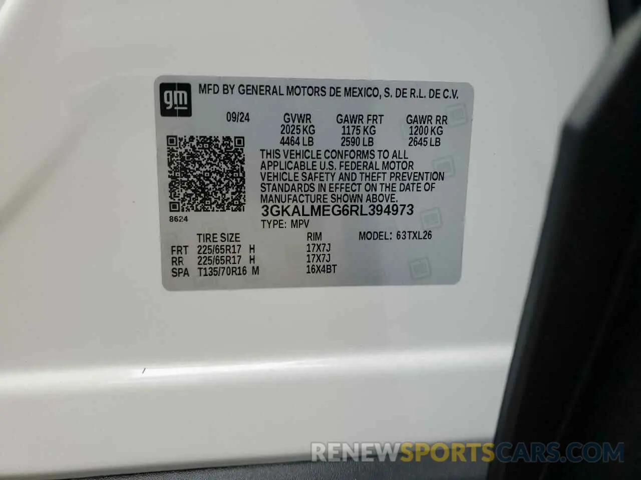 13 Фотография поврежденного автомобиля 3GKALMEG6RL394973 GMC TERRAIN 2024