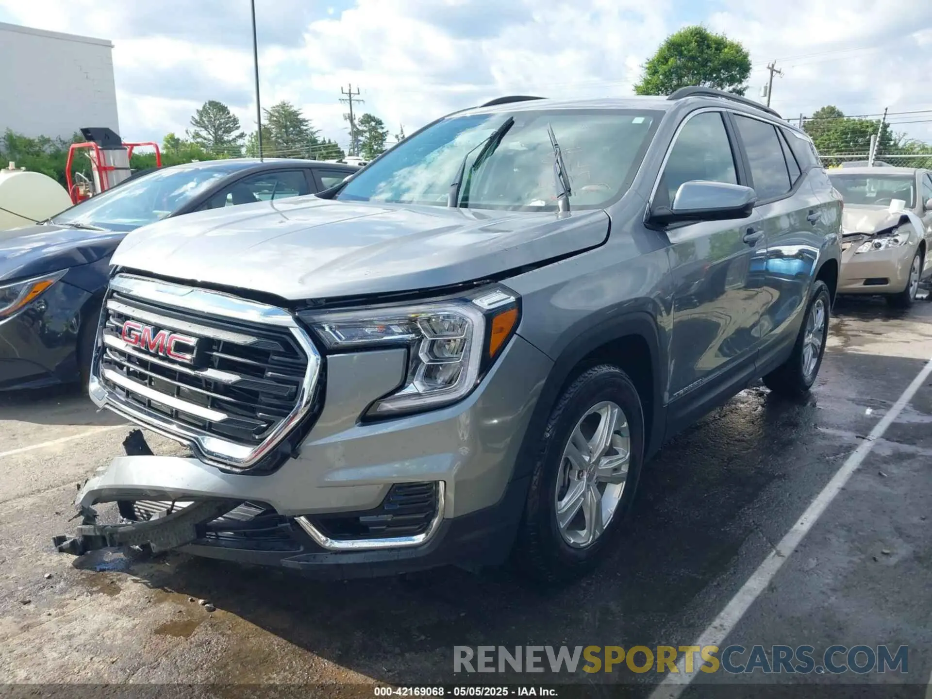 2 Photograph of a damaged car 3GKALMEG7RL329064 GMC TERRAIN 2024