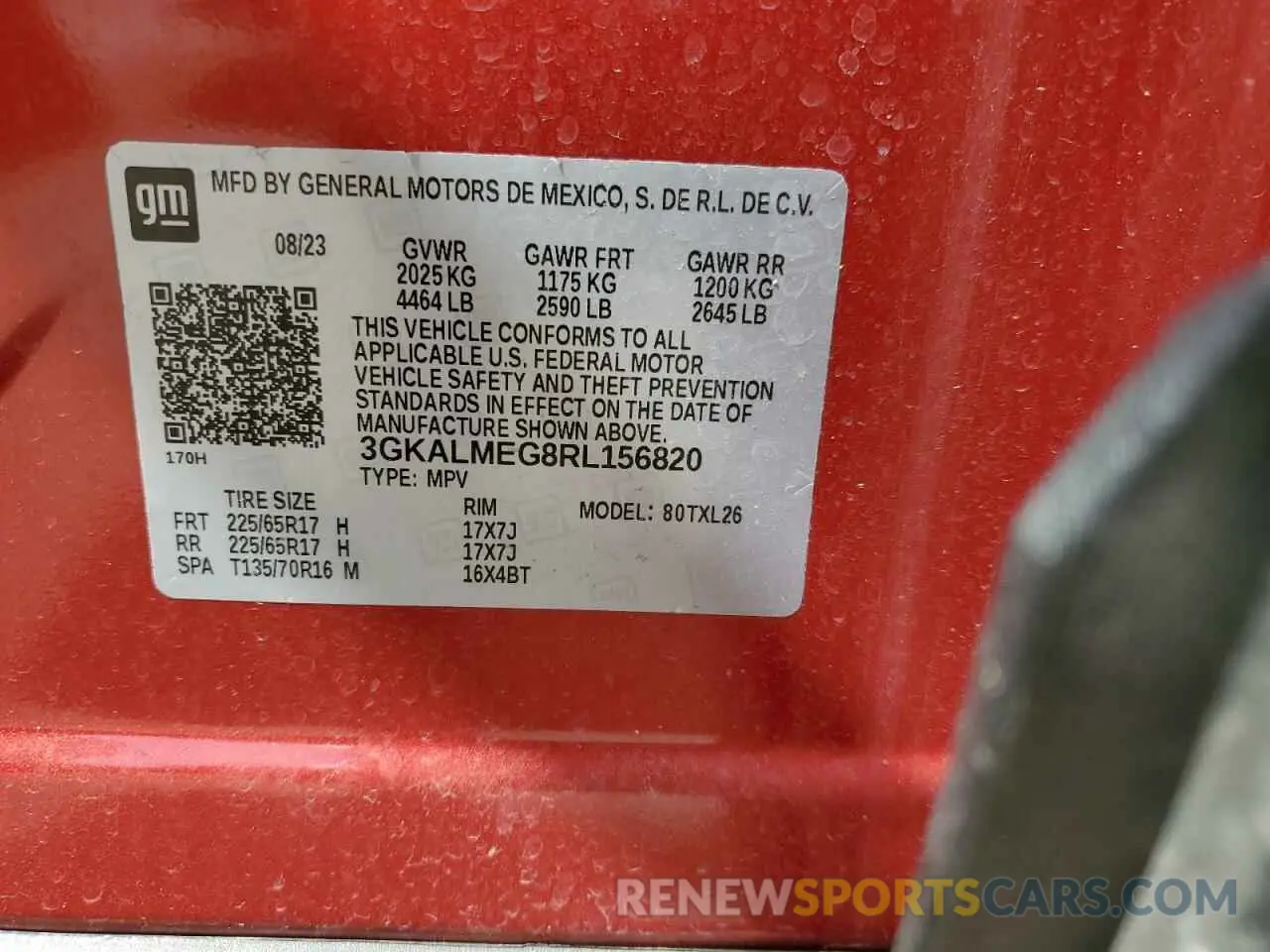 13 Фотография поврежденного автомобиля 3GKALMEG8RL156820 GMC TERRAIN 2024