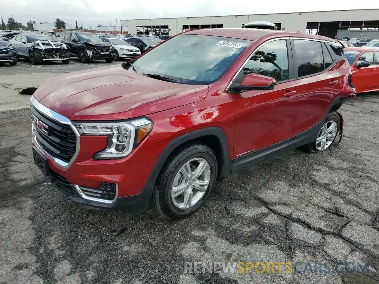 1 Photograph of a damaged car 3GKALTEG5RL384672 GMC TERRAIN 2024