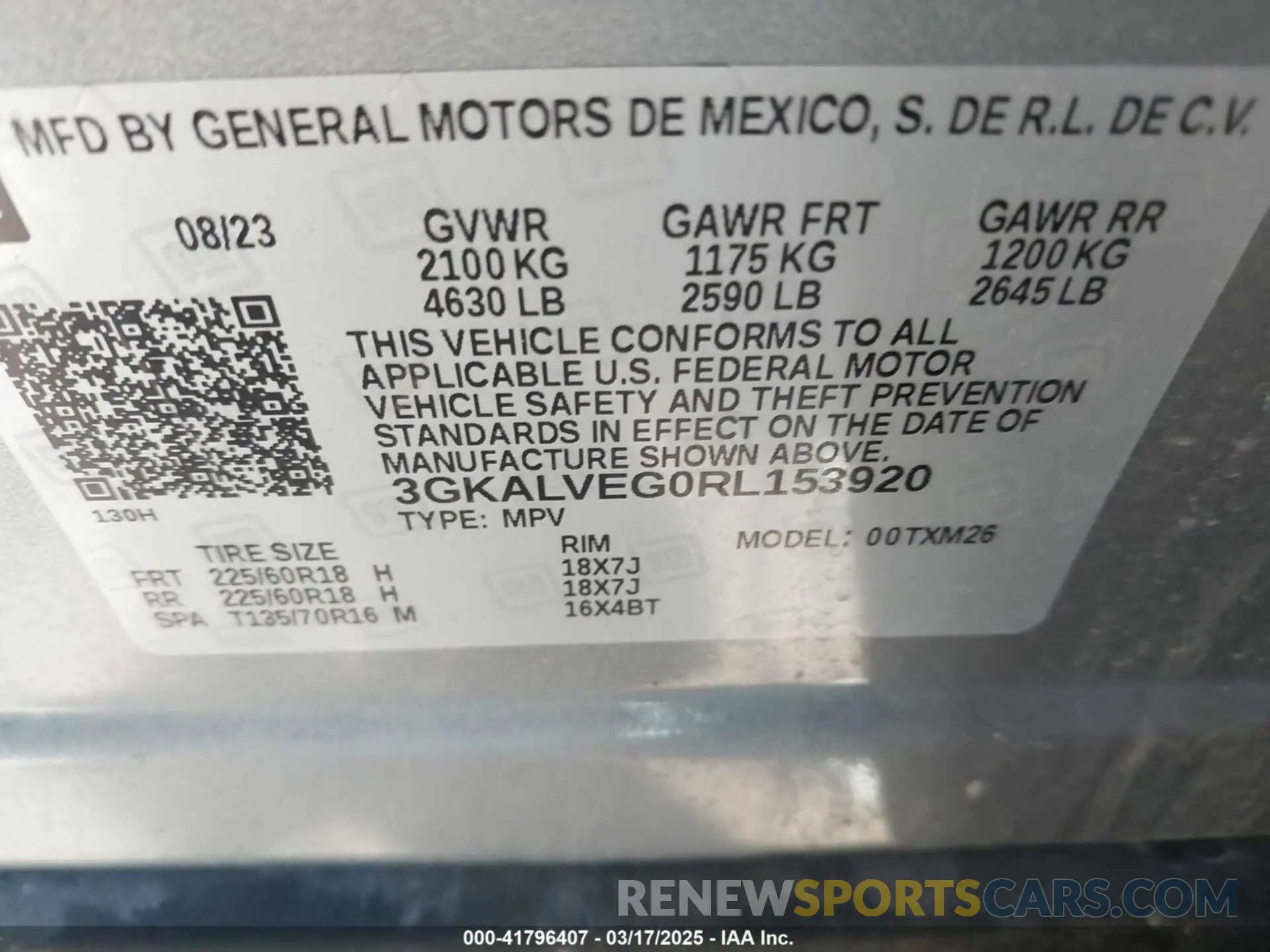 9 Photograph of a damaged car 3GKALVEG0RL153920 GMC TERRAIN 2024