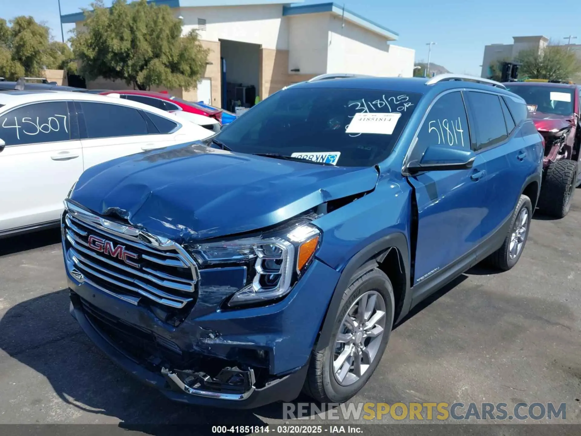 2 Photograph of a damaged car 3GKALVEG2RL221585 GMC TERRAIN 2024