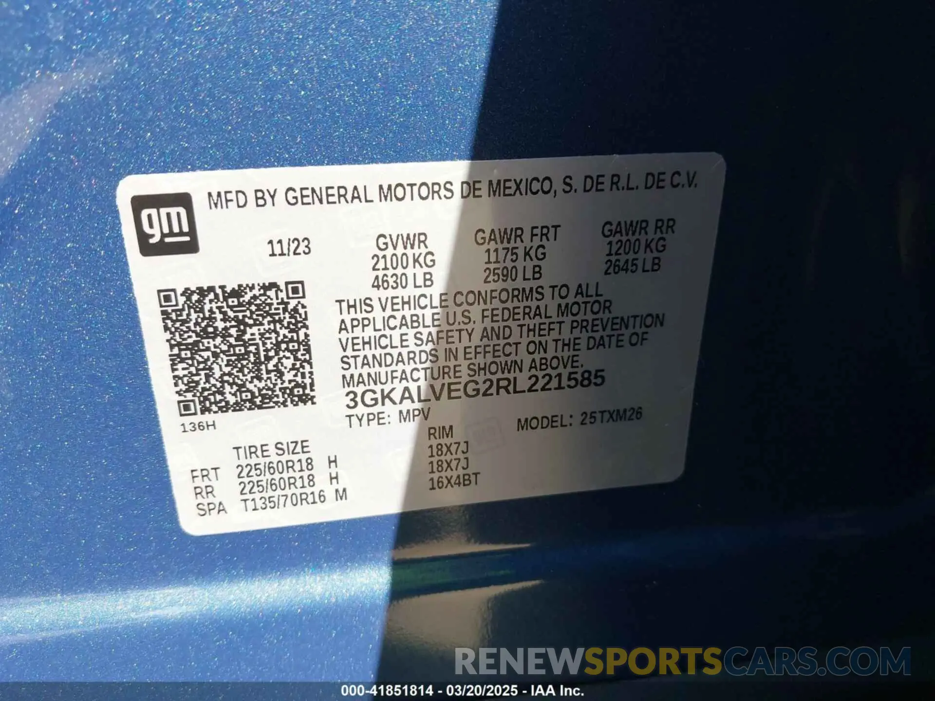 9 Photograph of a damaged car 3GKALVEG2RL221585 GMC TERRAIN 2024