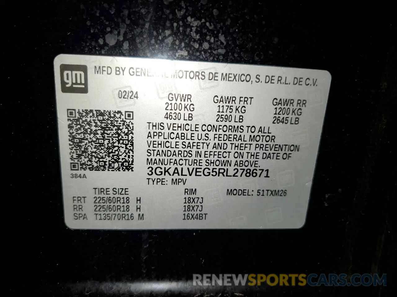 14 Фотография поврежденного автомобиля 3GKALVEG5RL278671 GMC TERRAIN 2024