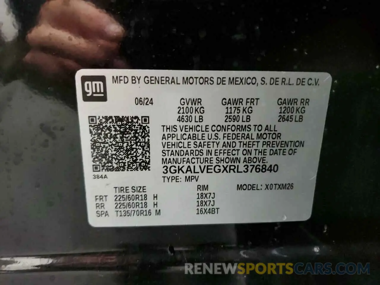 14 Фотография поврежденного автомобиля 3GKALVEGXRL376840 GMC TERRAIN 2024