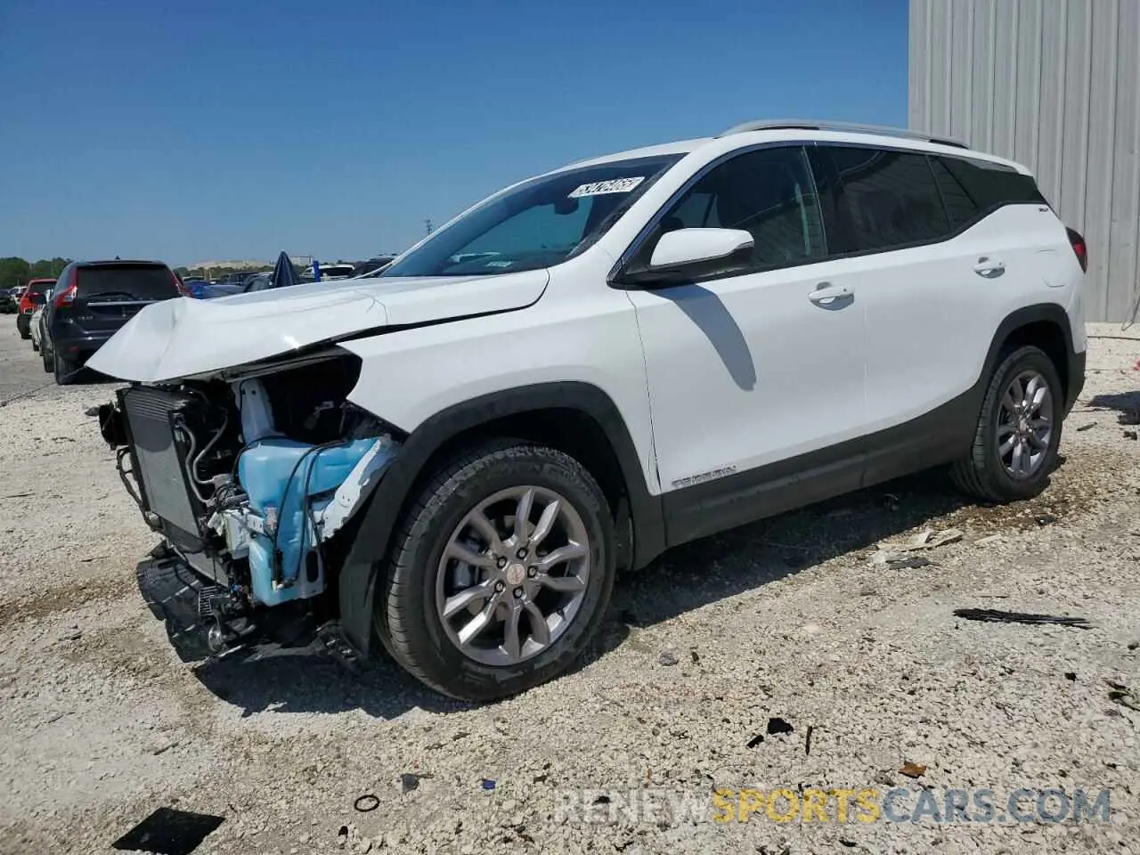 1 Photograph of a damaged car 3GKALVEGXRL390043 GMC TERRAIN 2024