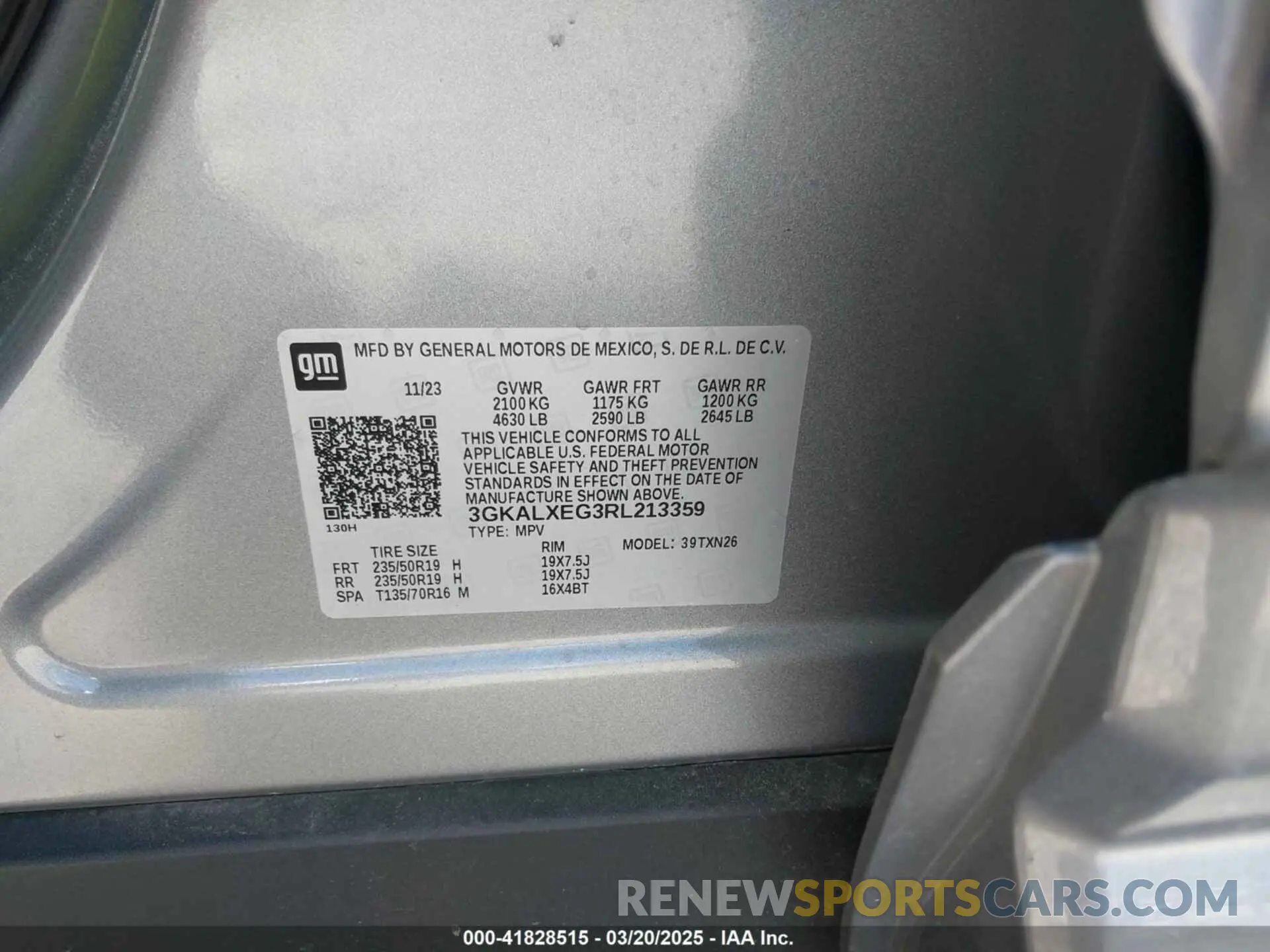 9 Фотография поврежденного автомобиля 3GKALXEG3RL213359 GMC TERRAIN 2024