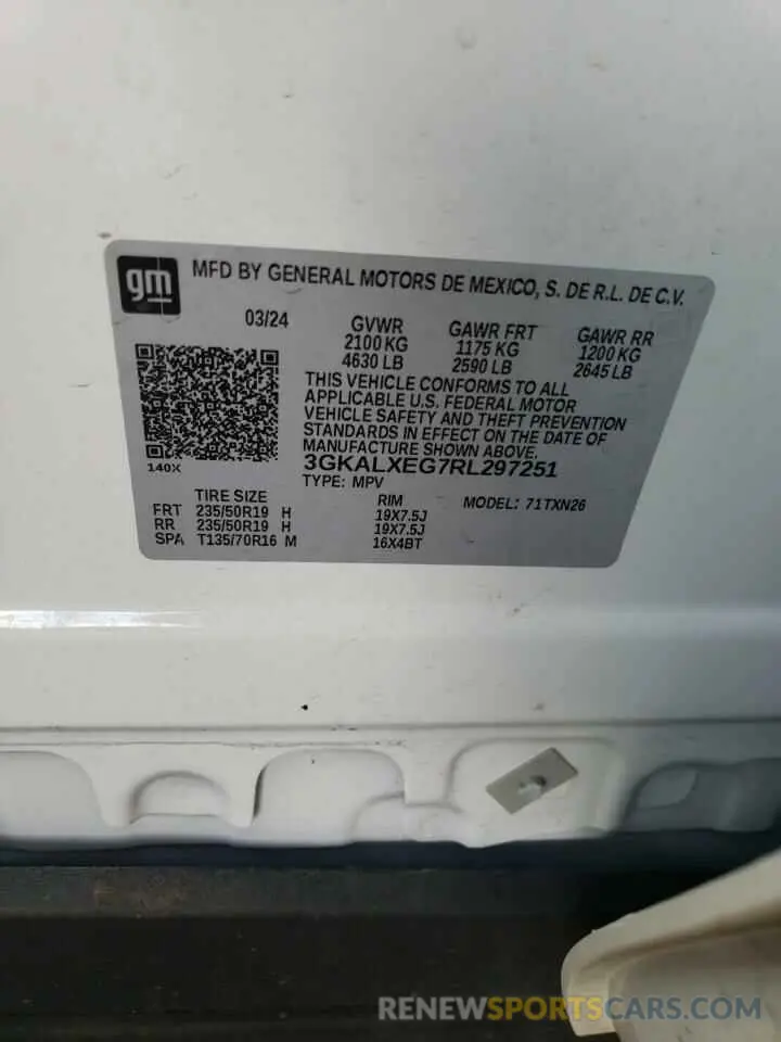 15 Фотография поврежденного автомобиля 3GKALXEG7RL297251 GMC TERRAIN 2024