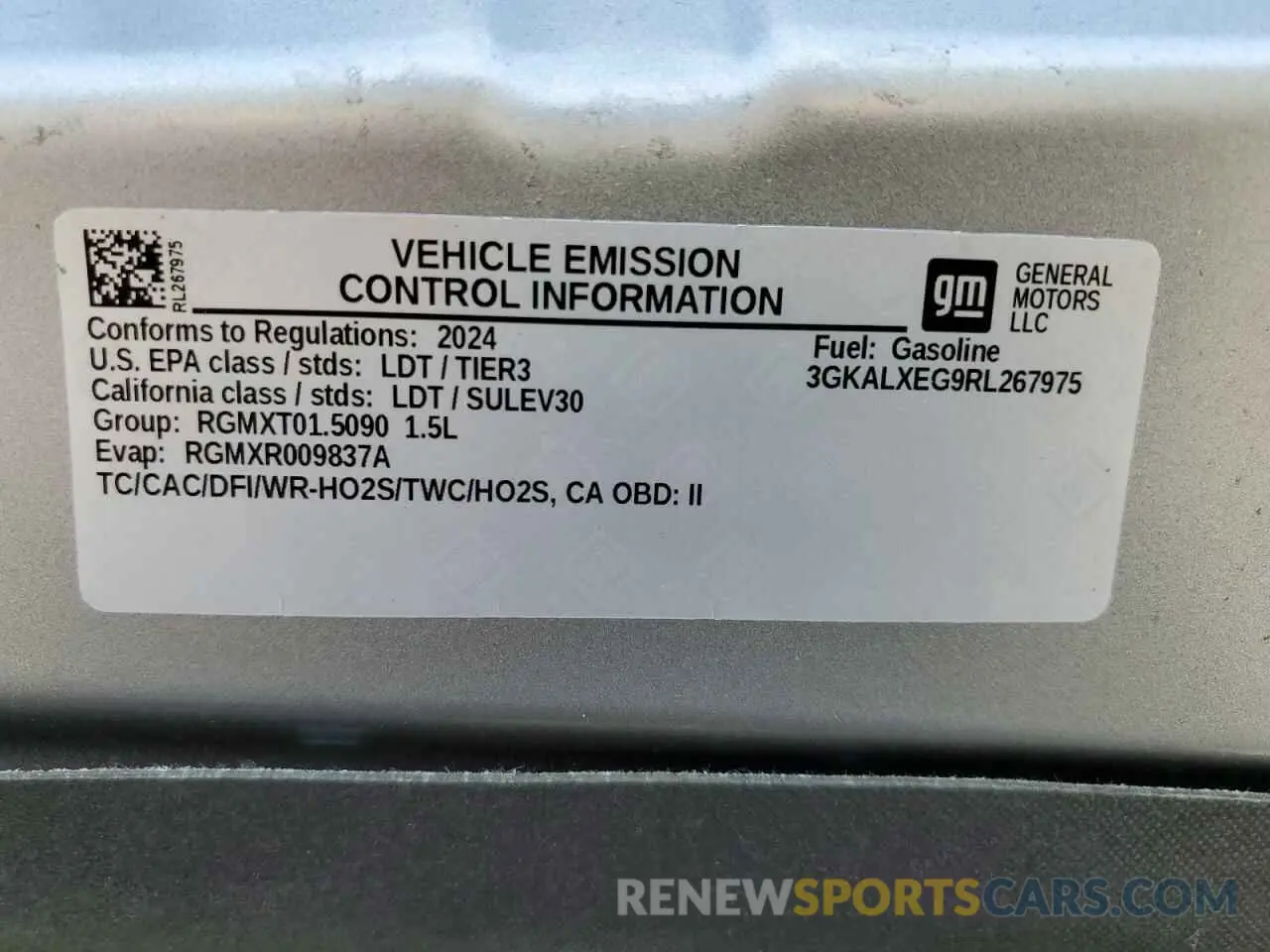 12 Фотография поврежденного автомобиля 3GKALXEG9RL267975 GMC TERRAIN 2024