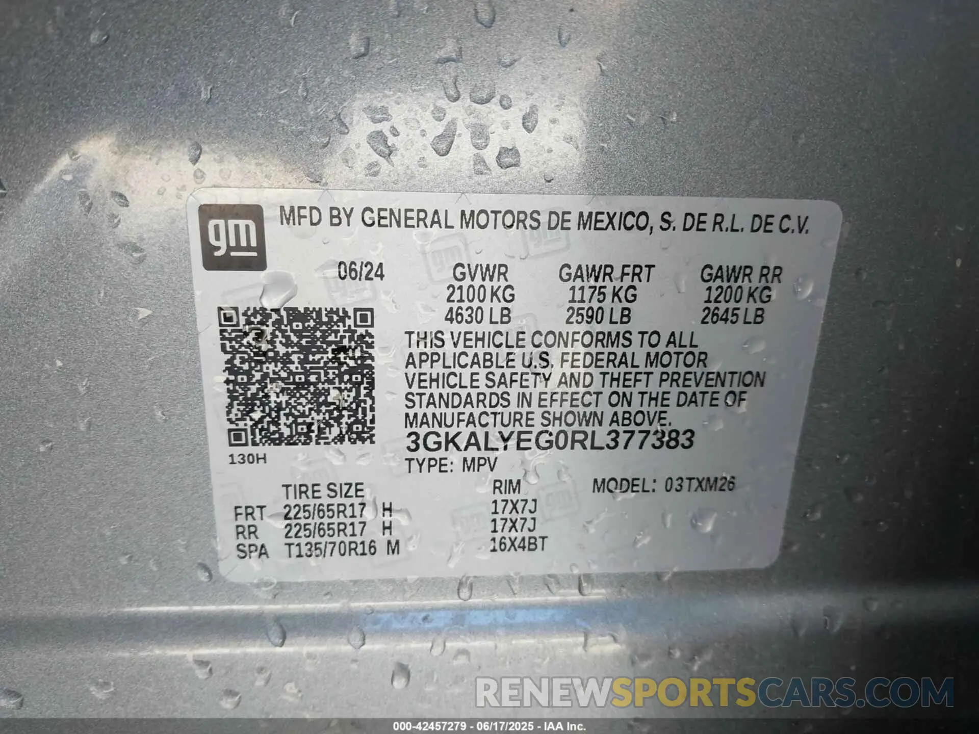 9 Photograph of a damaged car 3GKALYEG0RL377383 GMC TERRAIN 2024
