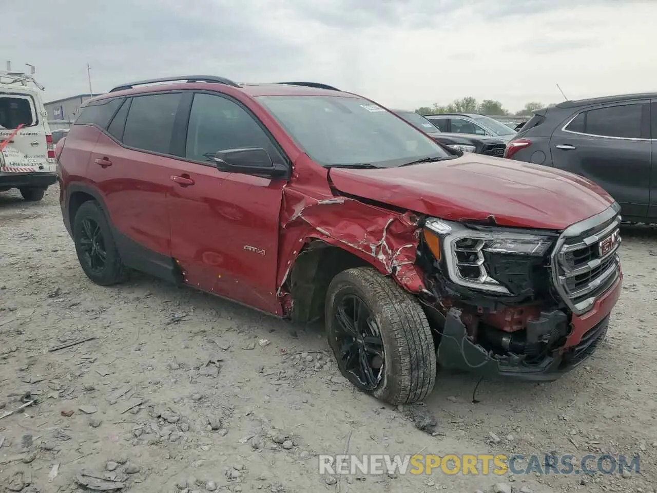 4 Фотография поврежденного автомобиля 3GKALYEGXRL207354 GMC TERRAIN AT 2024