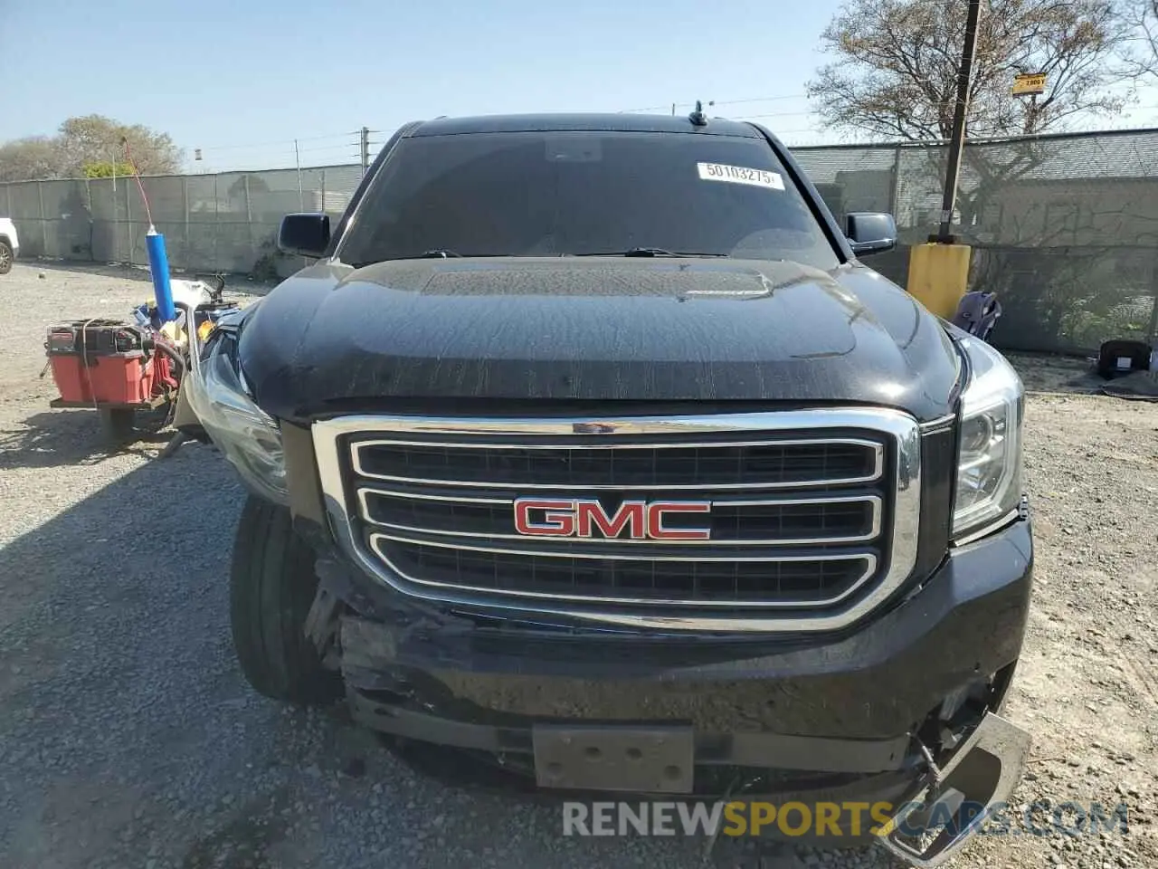 5 Фотография поврежденного автомобиля 1GKS1AKC9KR166202 GMC YUKON 2019
