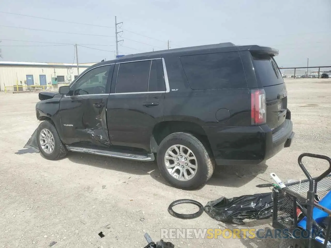 2 Фотография поврежденного автомобиля 1GKS2BKC5KR166412 GMC YUKON 2019