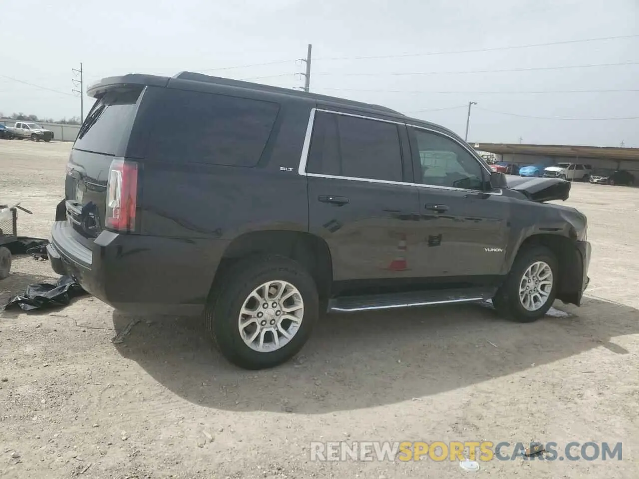 3 Фотография поврежденного автомобиля 1GKS2BKC5KR166412 GMC YUKON 2019