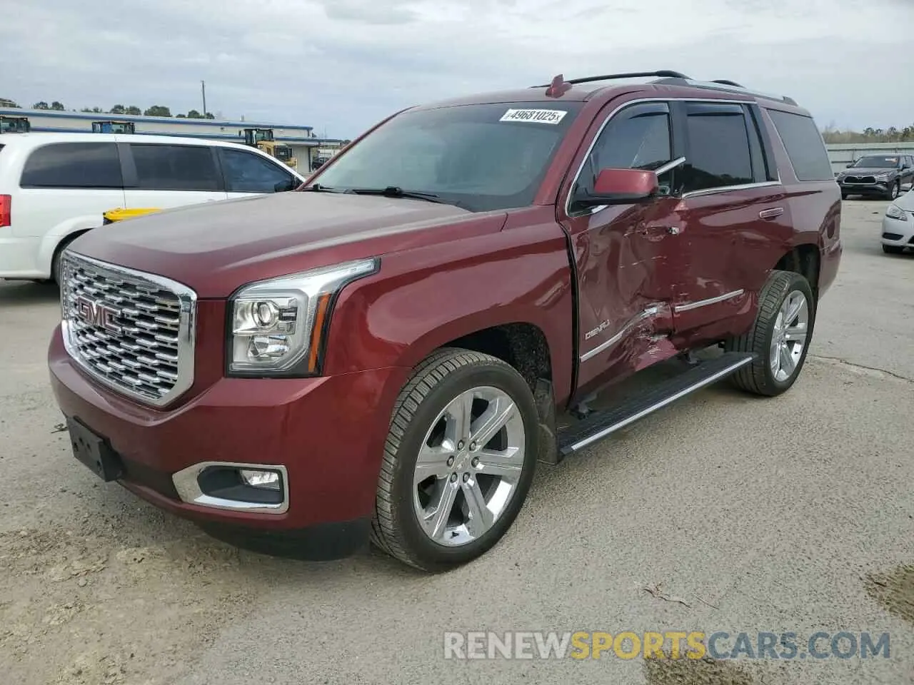 1 Фотография поврежденного автомобиля 1GKS2CKJ3KR342779 GMC YUKON 2019