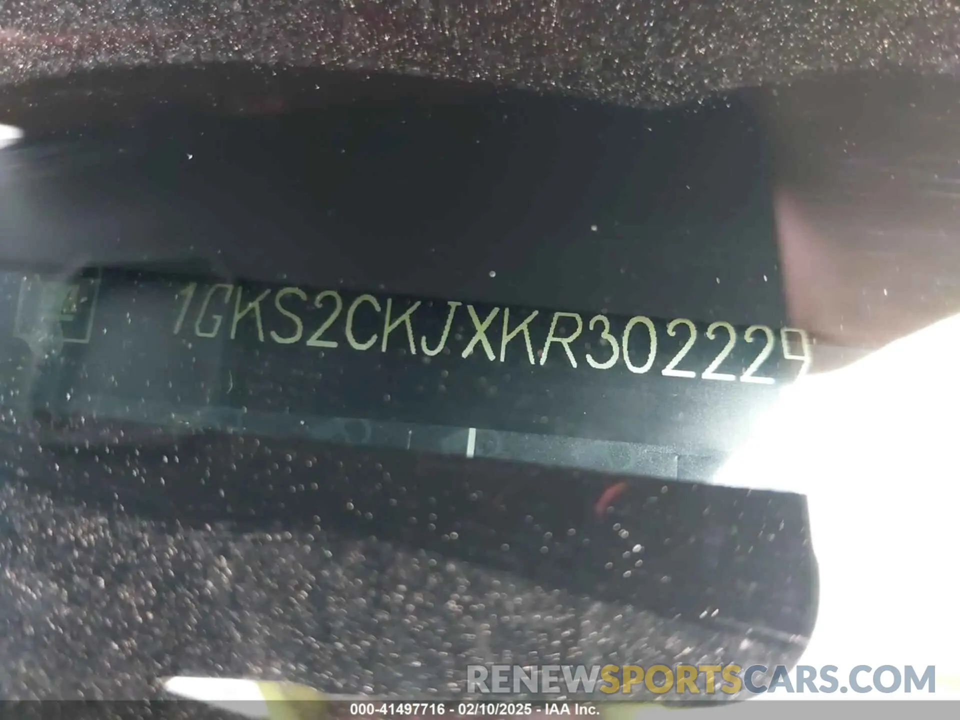 9 Фотография поврежденного автомобиля 1GKS2CKJXKR302229 GMC YUKON 2019