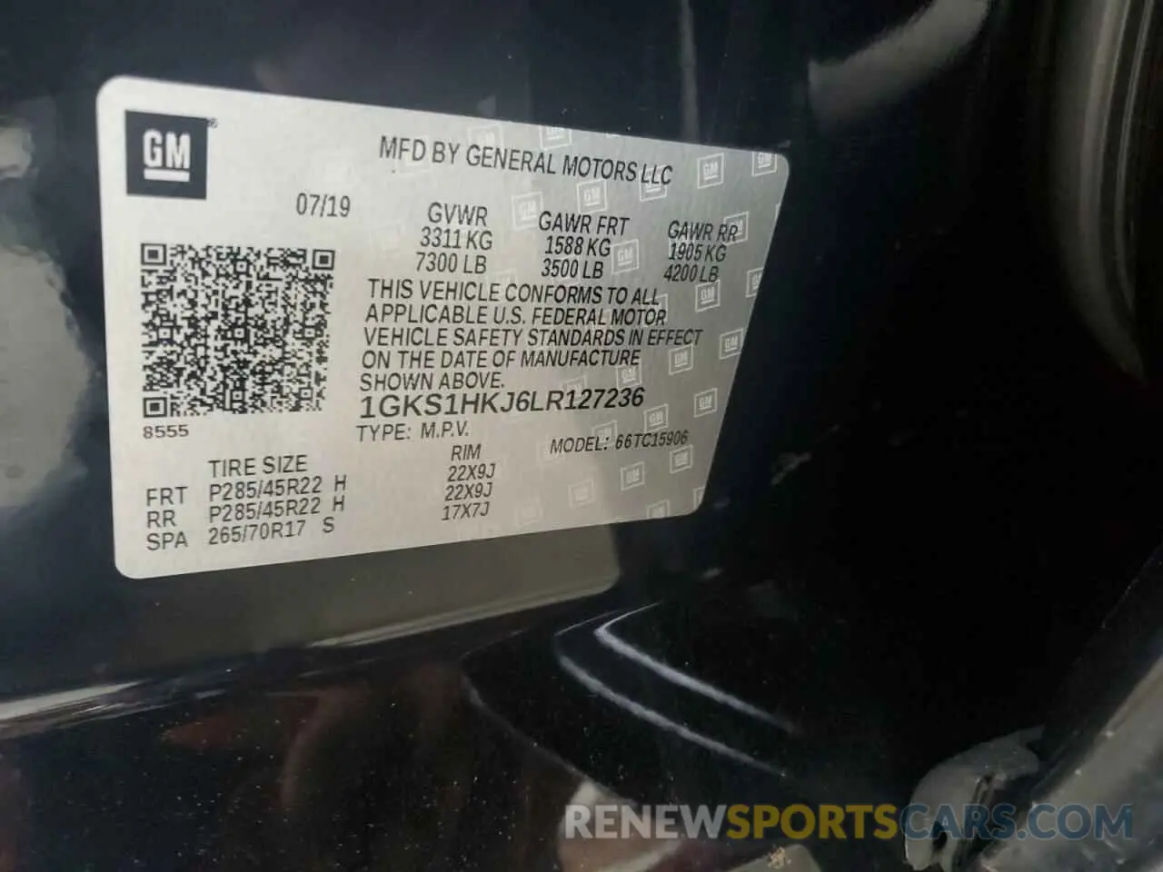 14 Фотография поврежденного автомобиля 1GKS1HKJ6LR127236 GMC YUKON 2020