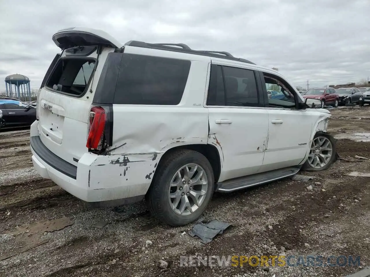3 Фотография поврежденного автомобиля 1GKS2AKC4LR162184 GMC YUKON 2020