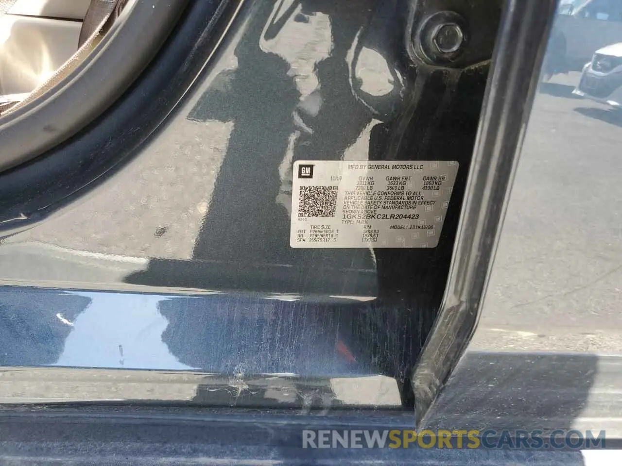 13 Фотография поврежденного автомобиля 1GKS2BKC2LR204423 GMC YUKON 2020