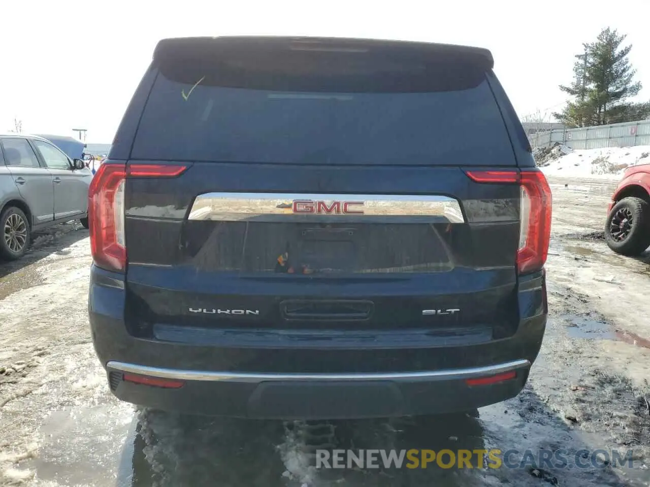 6 Фотография поврежденного автомобиля 1GKS2BKD2MR117308 GMC YUKON 2021